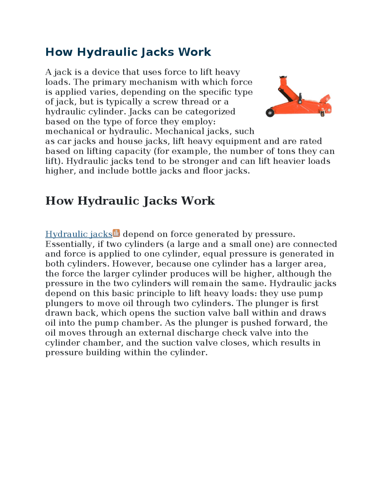 Why Hydraulics Are The Key To Powerful Jacks - gvoz5f0