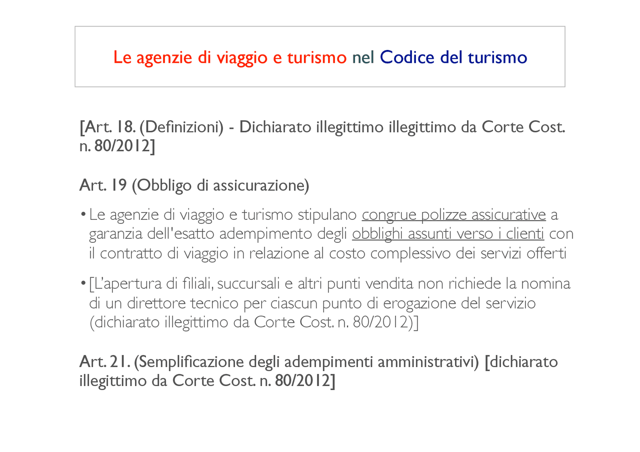 Agenzie Di Viaggio E Di Turismo Docsity