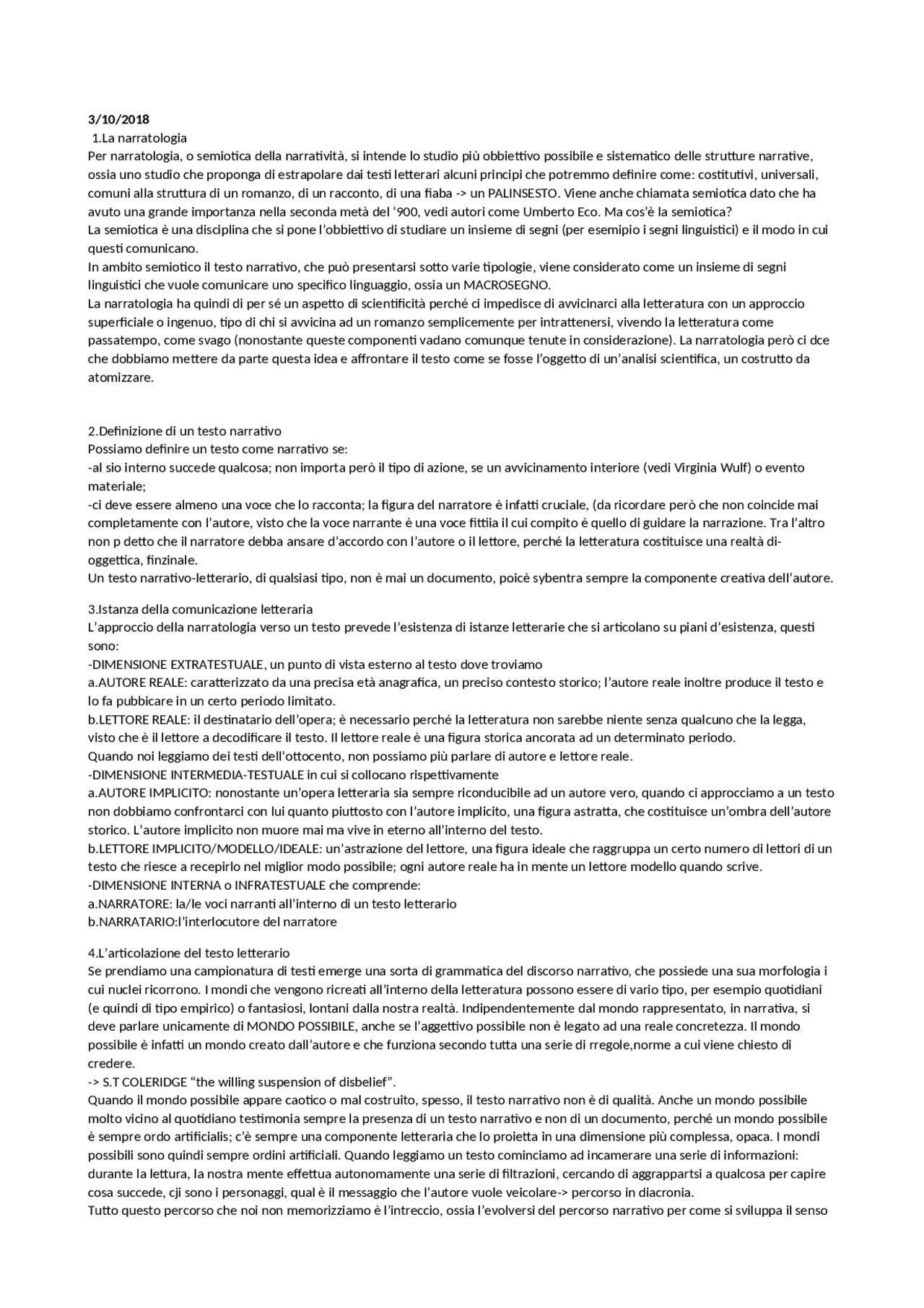 Letteratura inglese 1 Docsity Letteratura inglese 1 Docsity