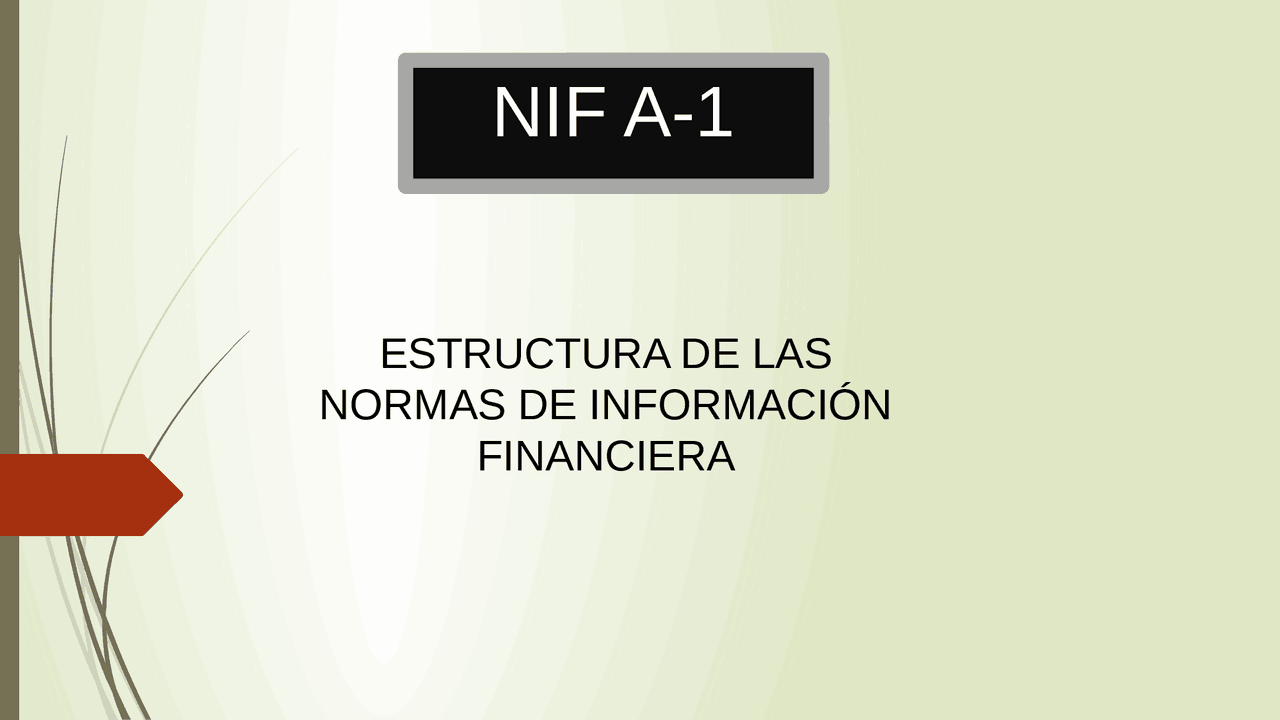 Nif Serie A 1 2 3 Y Su Equivalencia A Las Niif Docsity