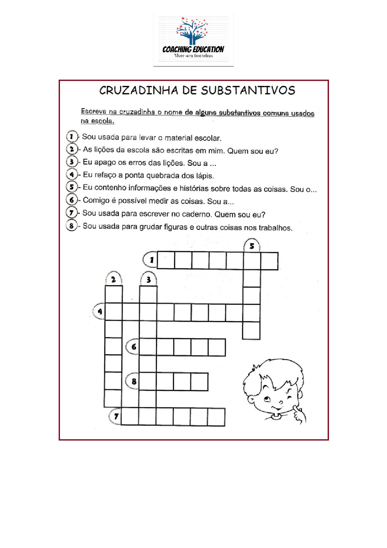 Atividade Substantivo 7 Ano - RETOEDU
