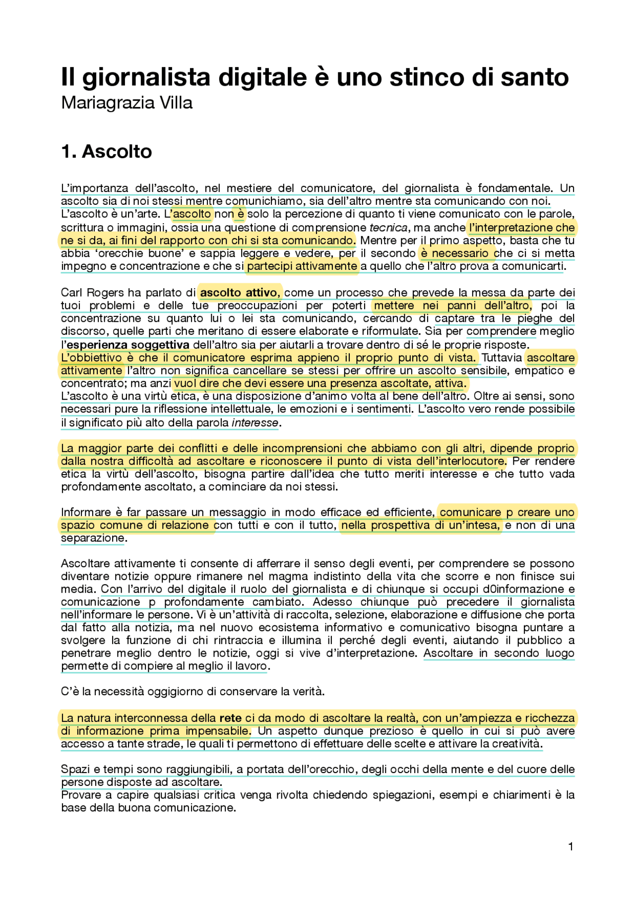 Il giornalista digitale è uno stinco