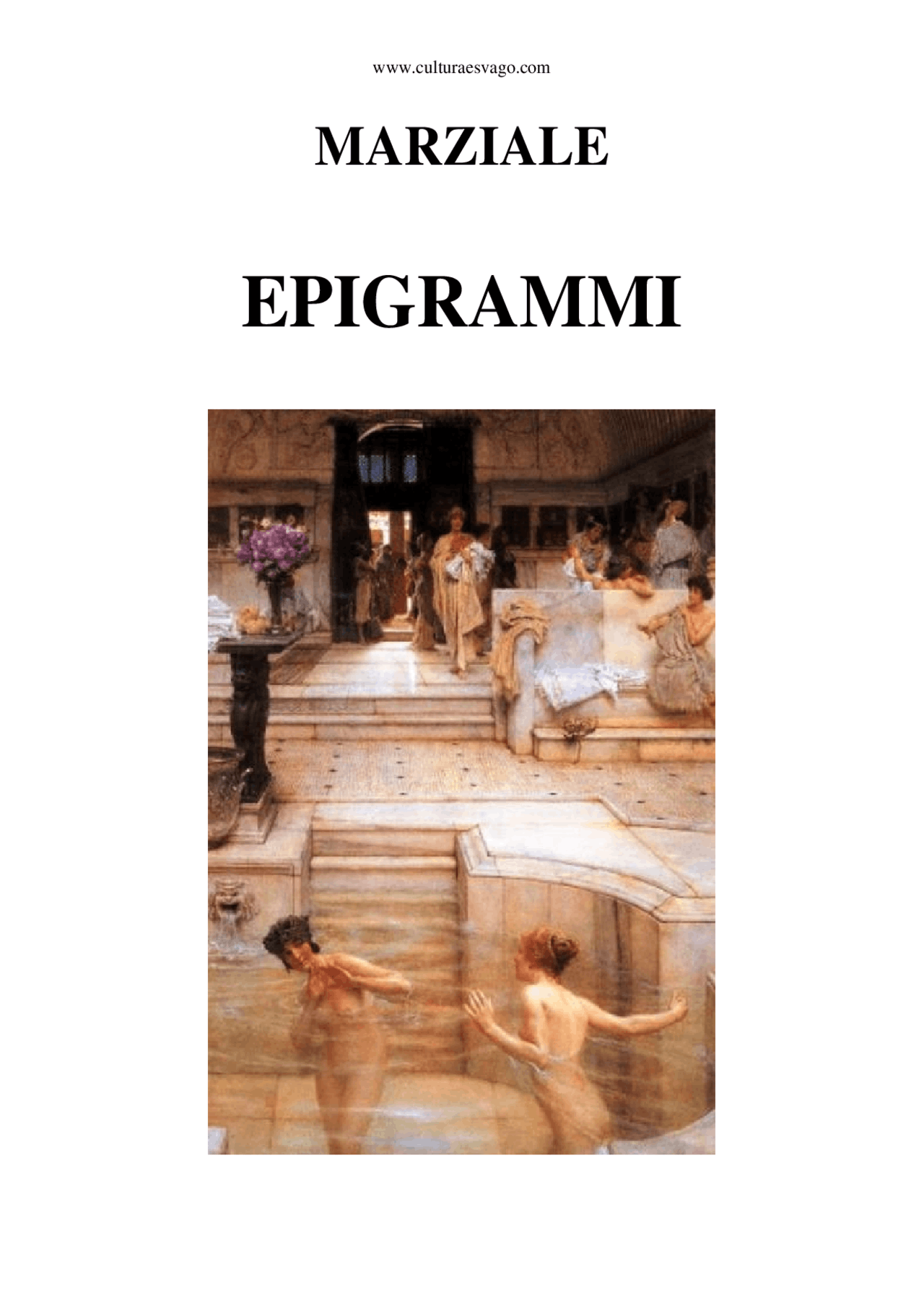 Marziale epigrammi latino Docsity
