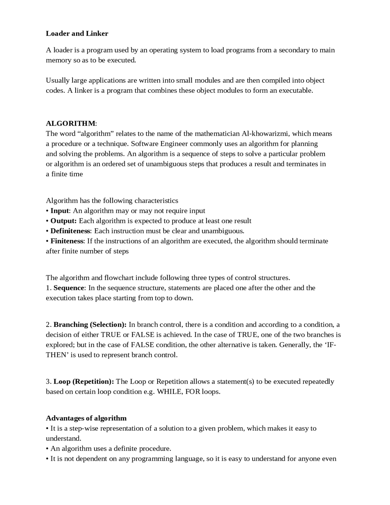 Loader and linker in Computer | Lecture notes Computer Programming ...