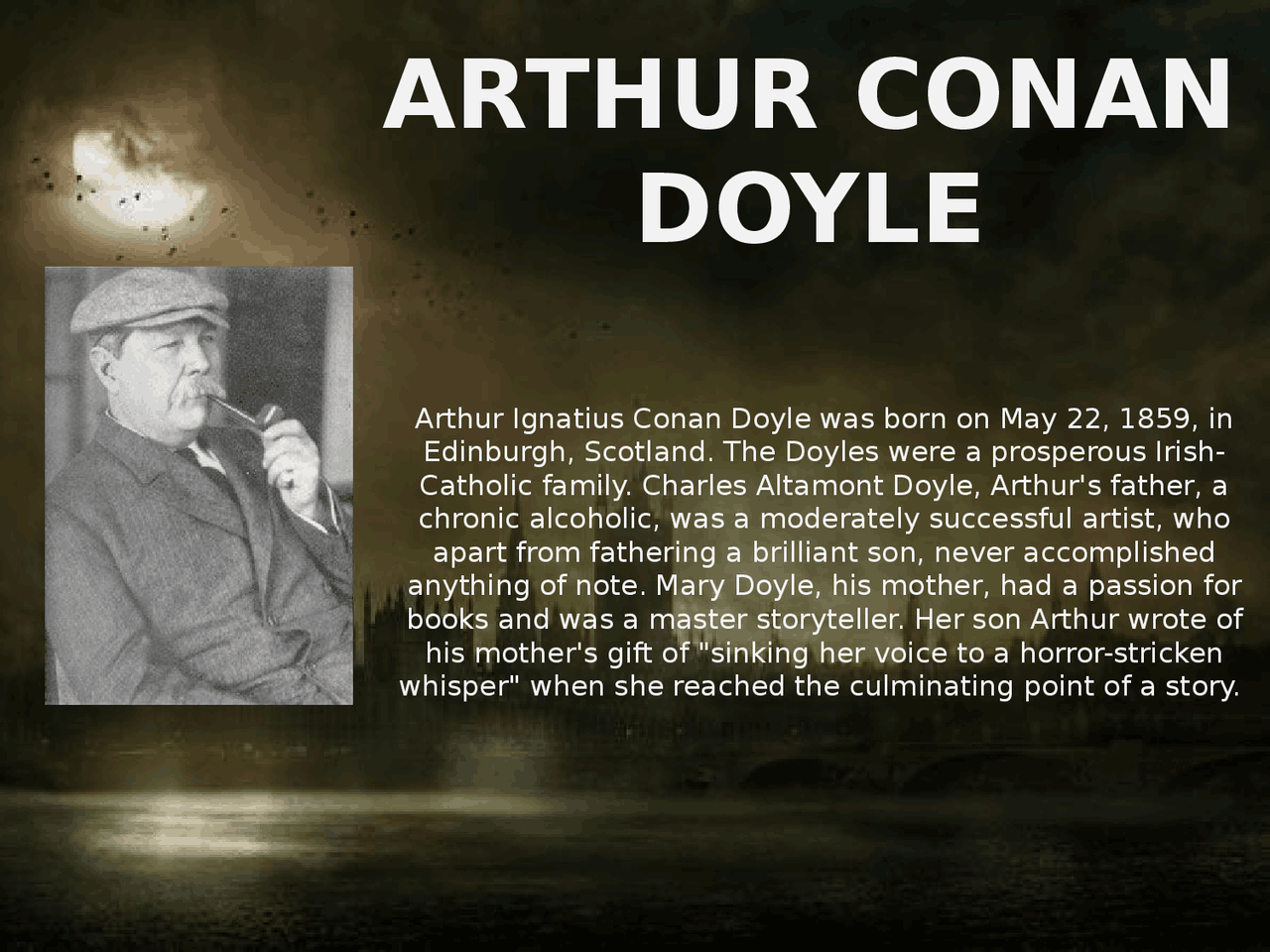 Arthur Conan Doyle: life and works - Docsity