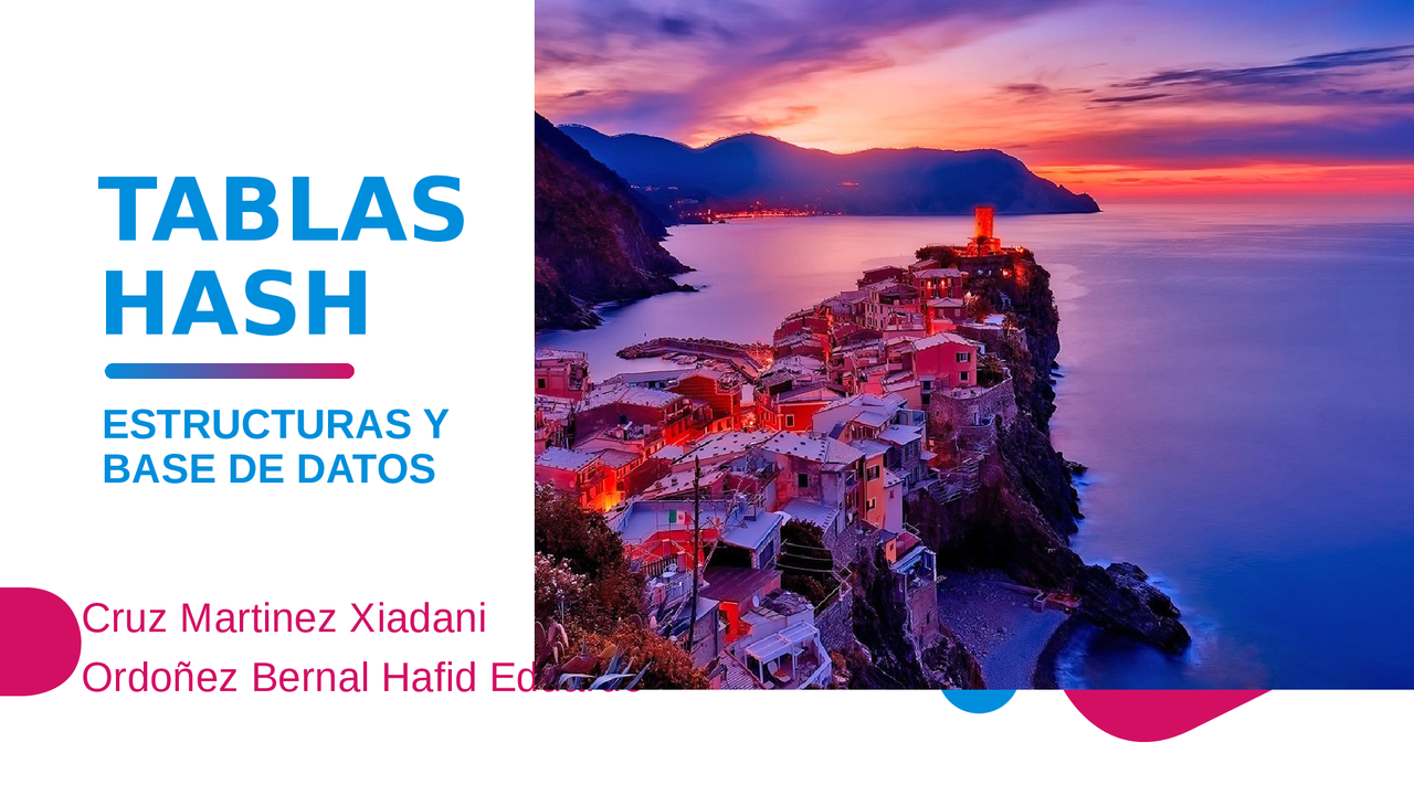 Tablas hash para programacion de estructuras Diapositivas de