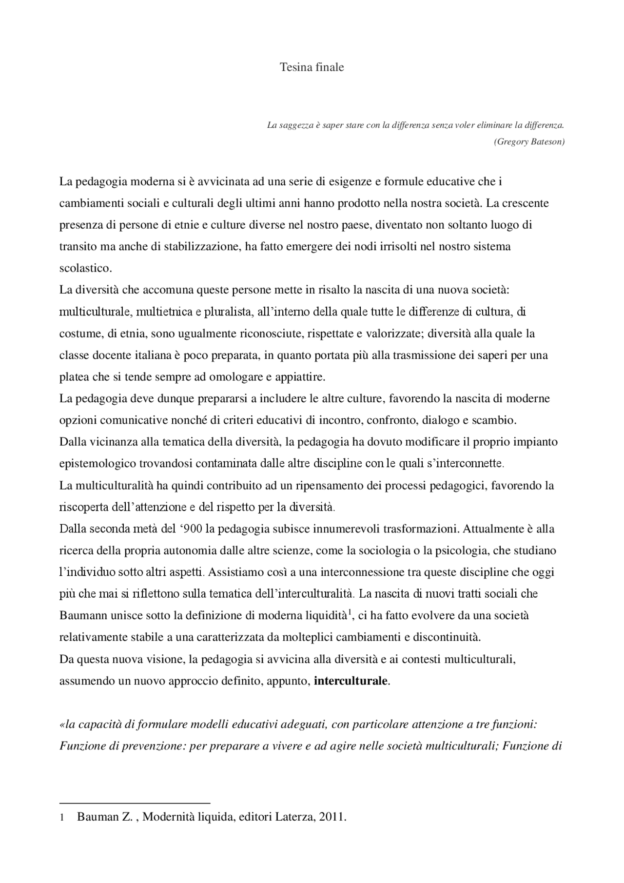 Saggio didattica speciale - Docsity