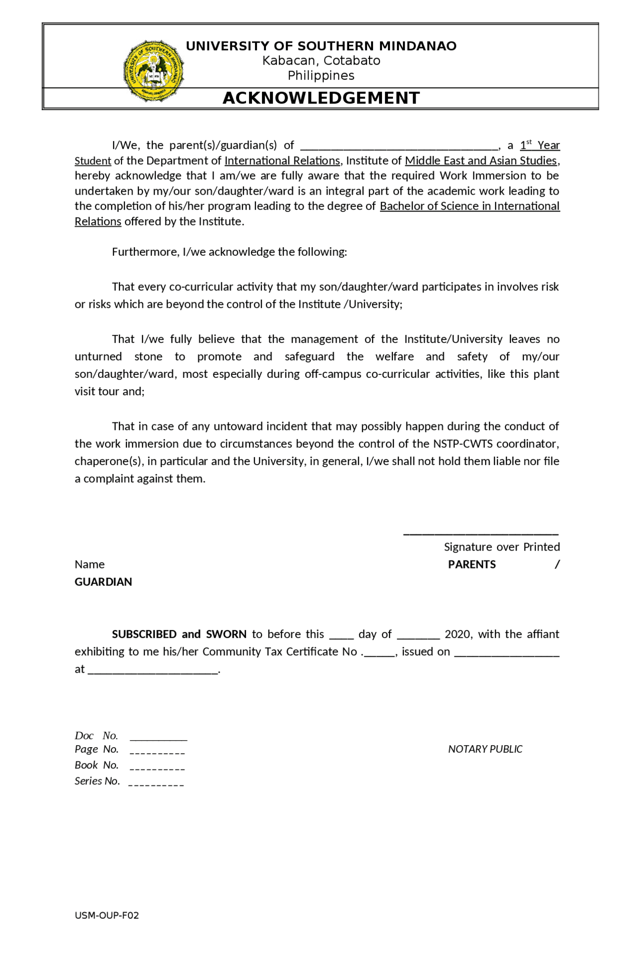 Thesis acknowledgement daughter picture