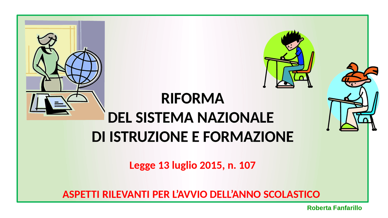 Legge 107 Del 2015 Sintesi