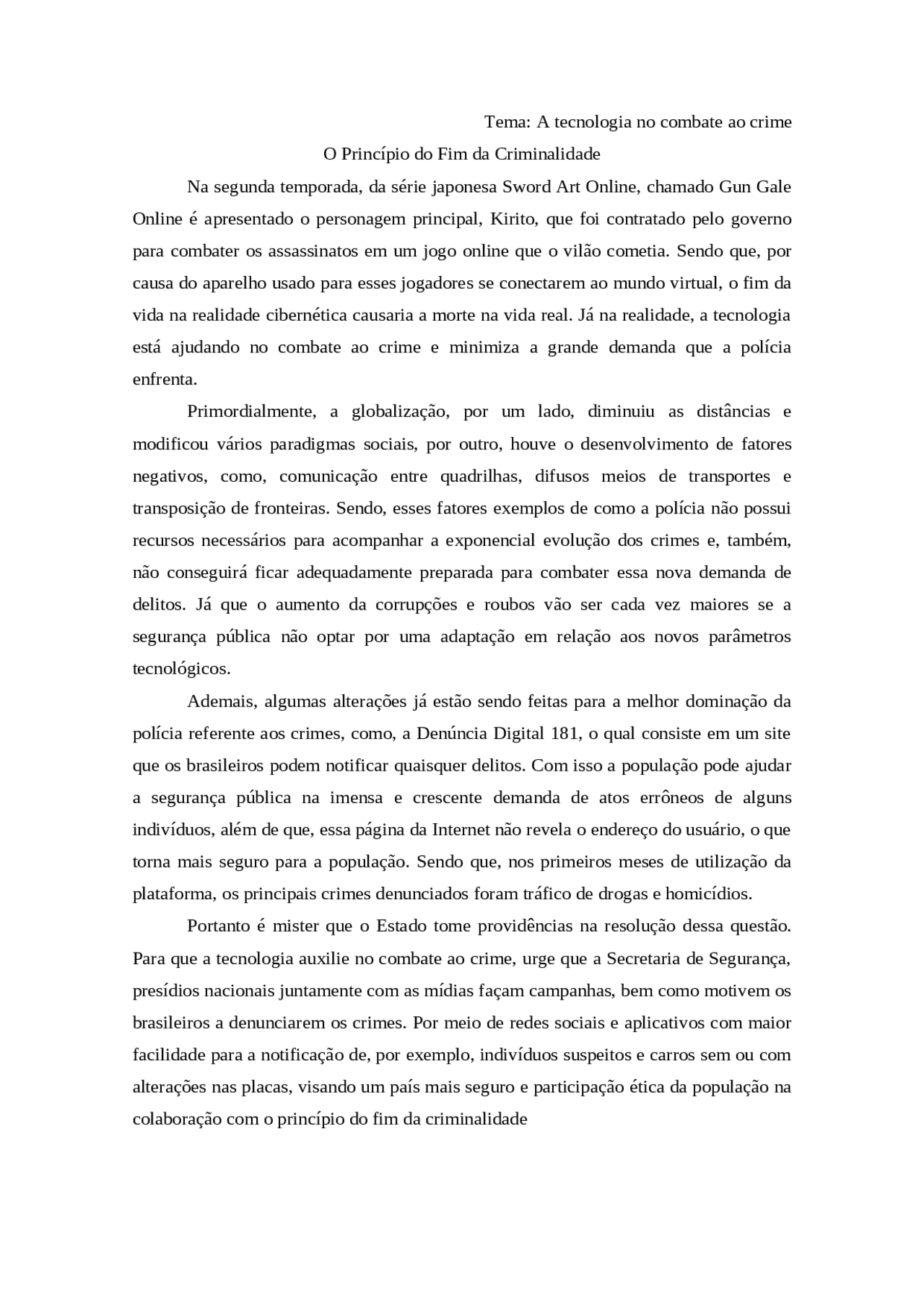 Redação Pronta Sobre Internet - NAZAEDU