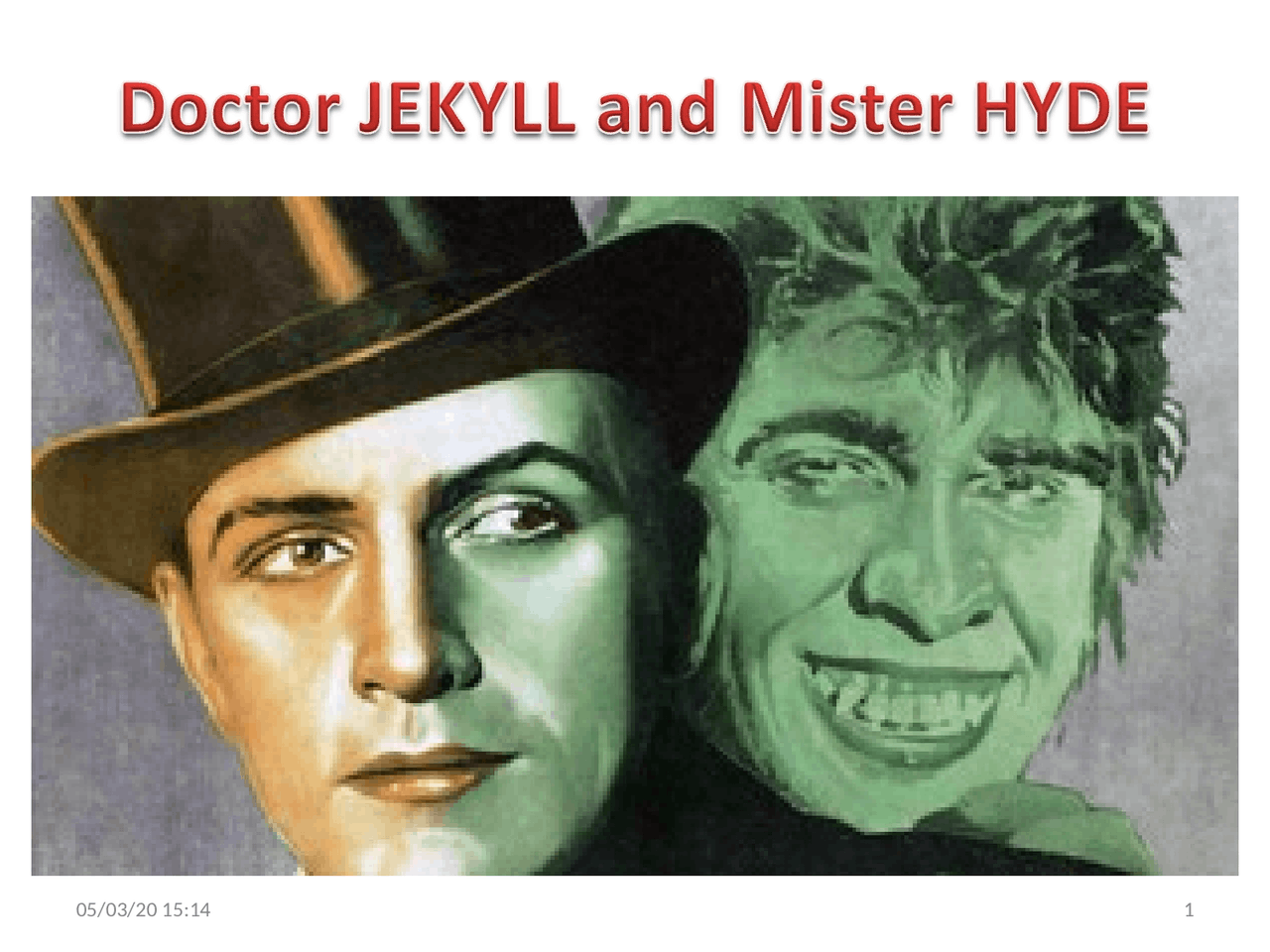 Power point su Dottor Jekyll e Mister Hyde - Docsity