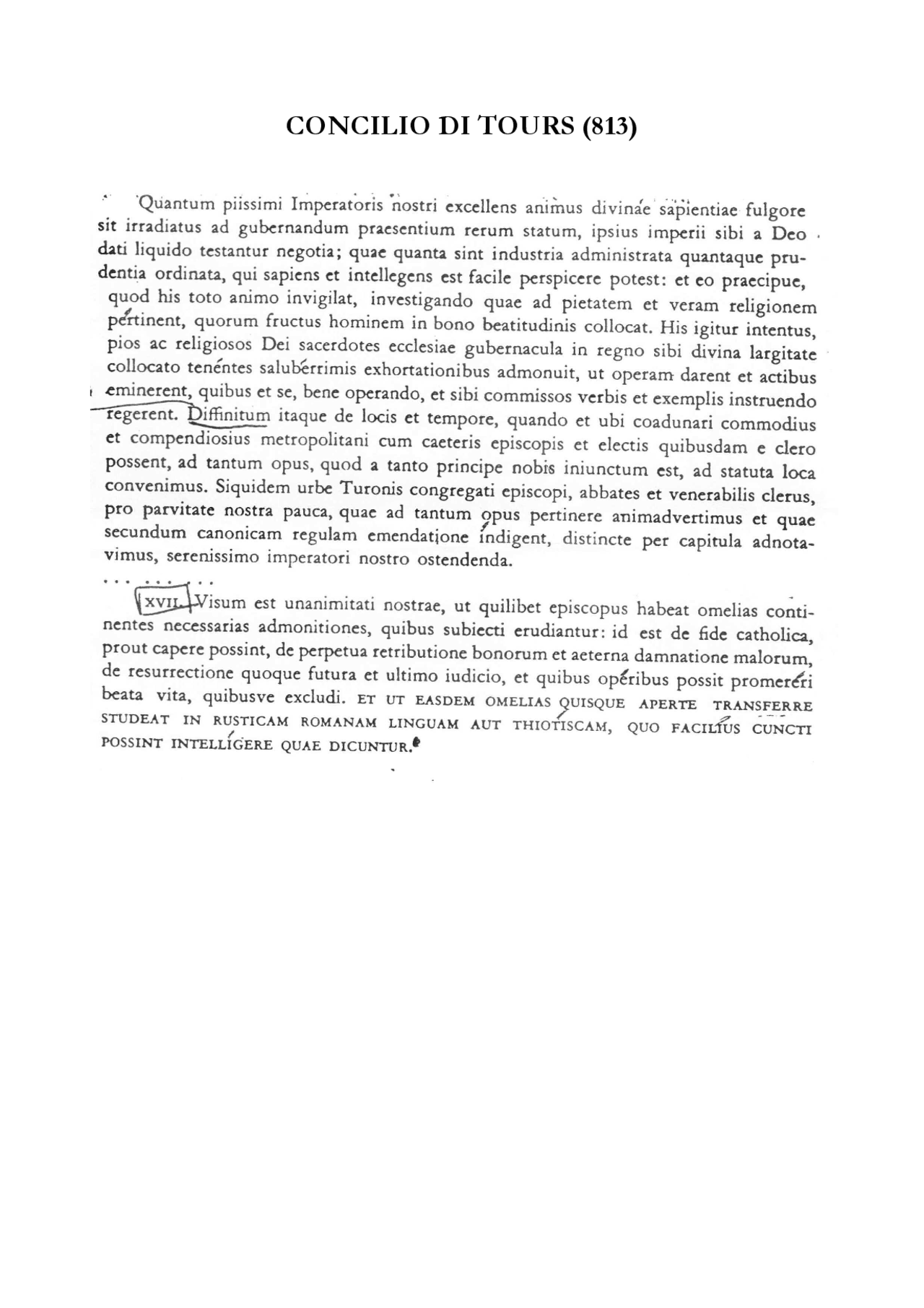 Concilio di Tours pdf Docsity