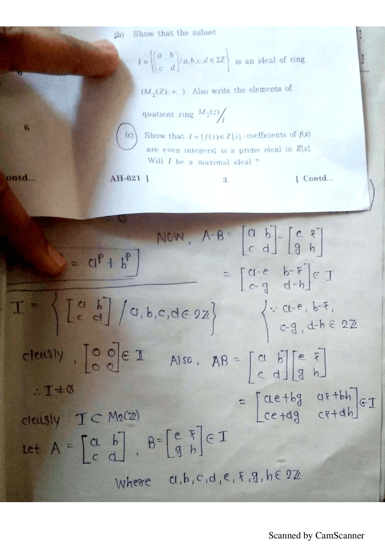 Ring theory In abstract algebra and topology pdf | Lecture notes ...