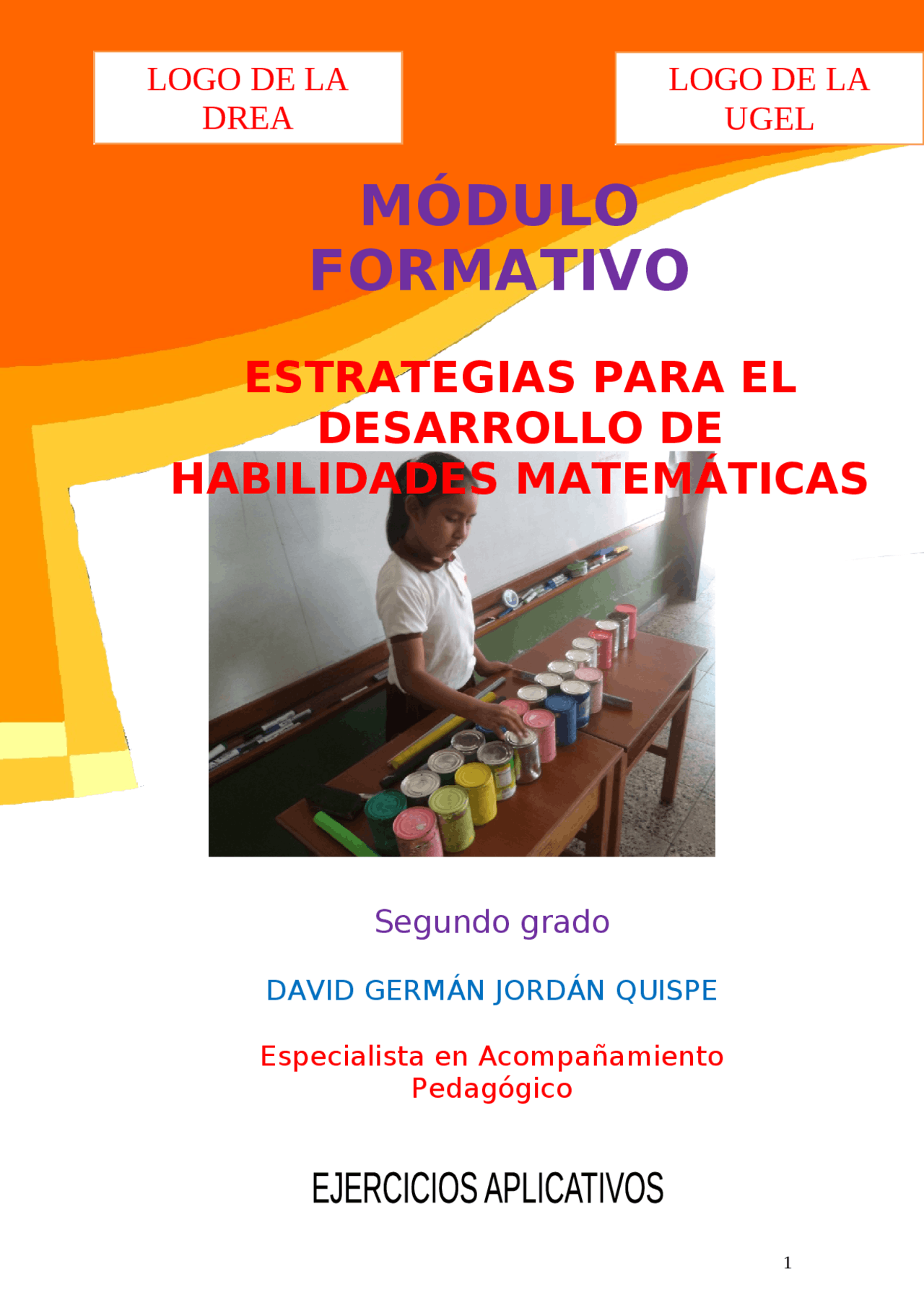 MODULO FORMATIVO MATEMATICO - Docsity