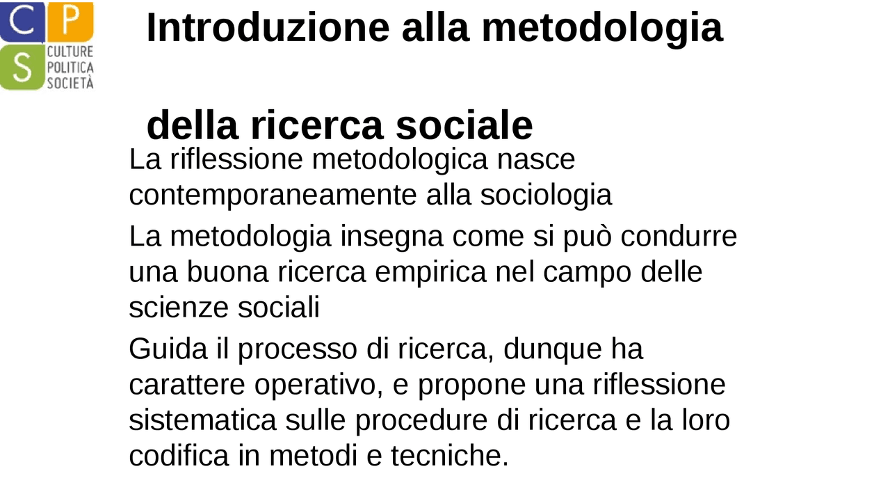 Ricerca Empirica (metodologia della ricerca sociale) | Appunti di