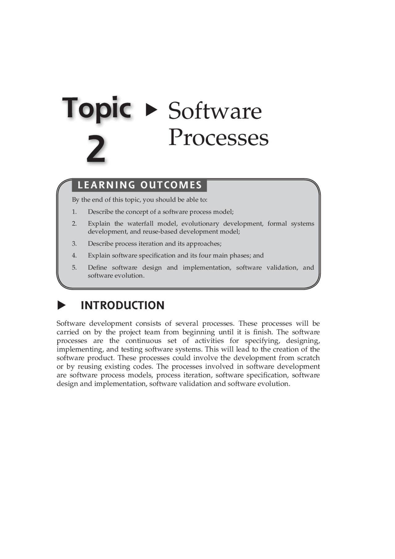 Software Processes in Software Engineering - Docsity
