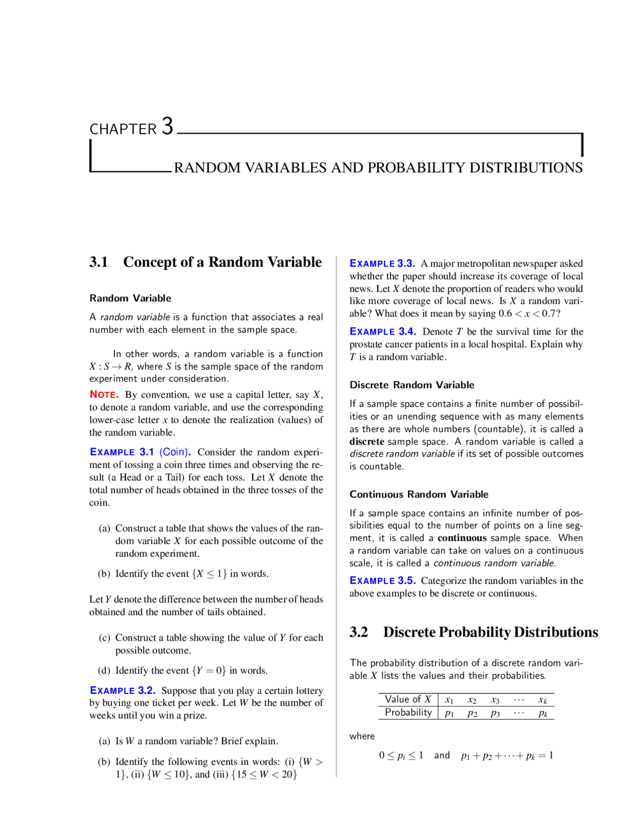Continuous Random Variables and Probability Distributions - Docsity