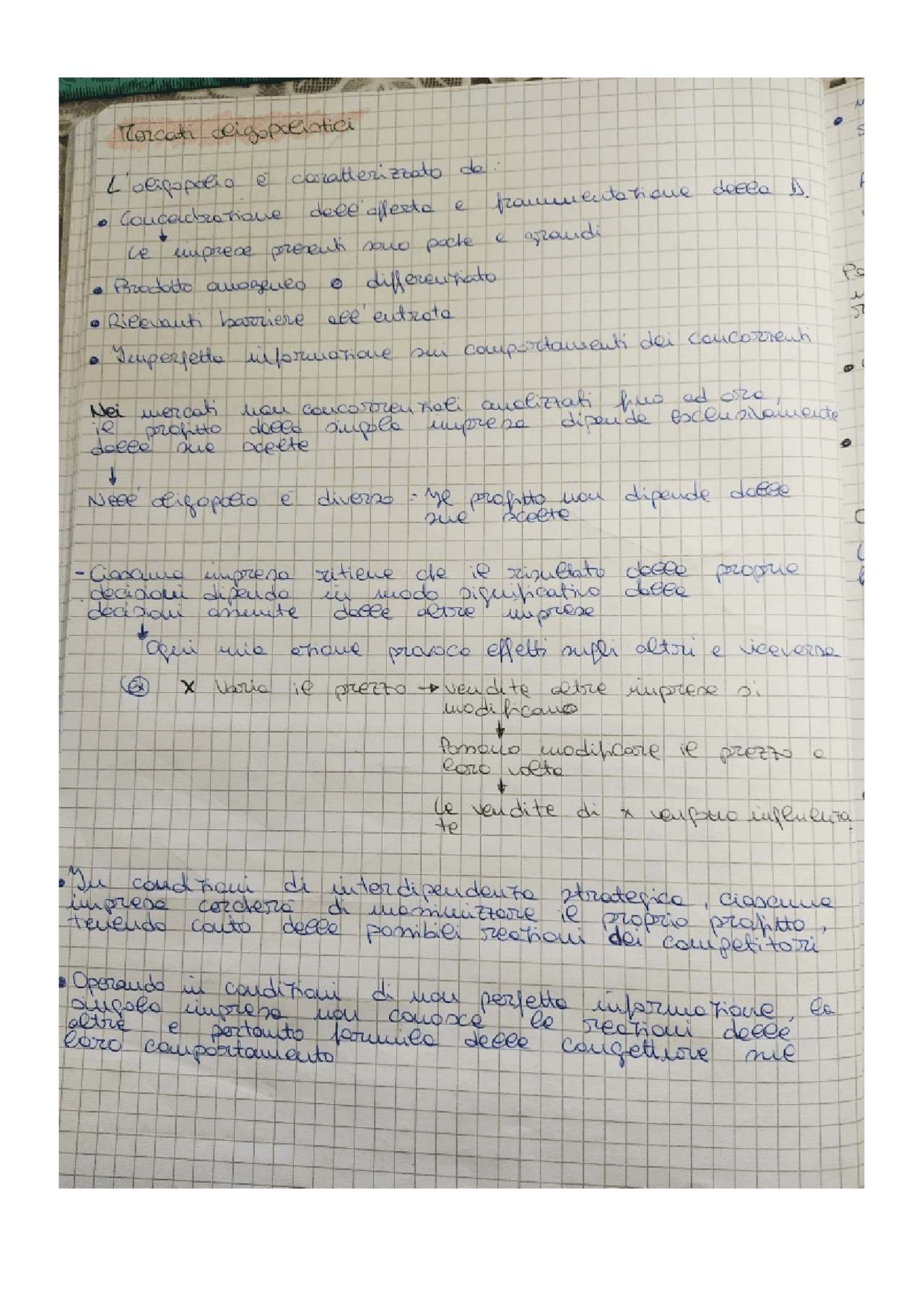 Capitolo 7 microeconomia programma Reganati - Docsity