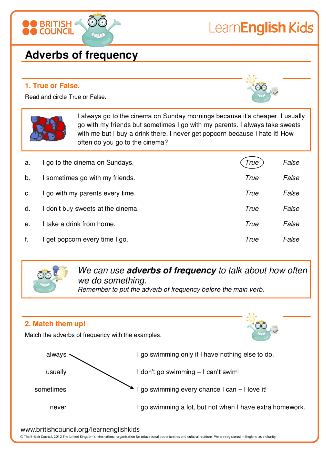 Guia de ingles 6 grado | Ejercicios de Inglés | Docsity