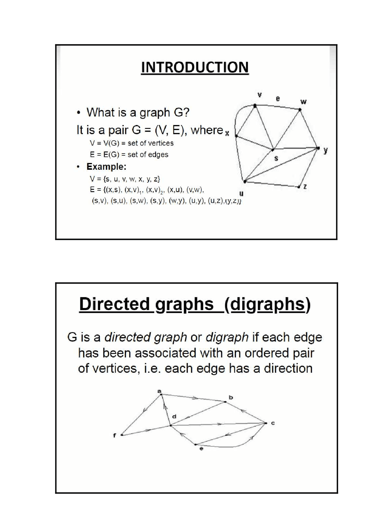 Introduction to Graph Theory - Docsity