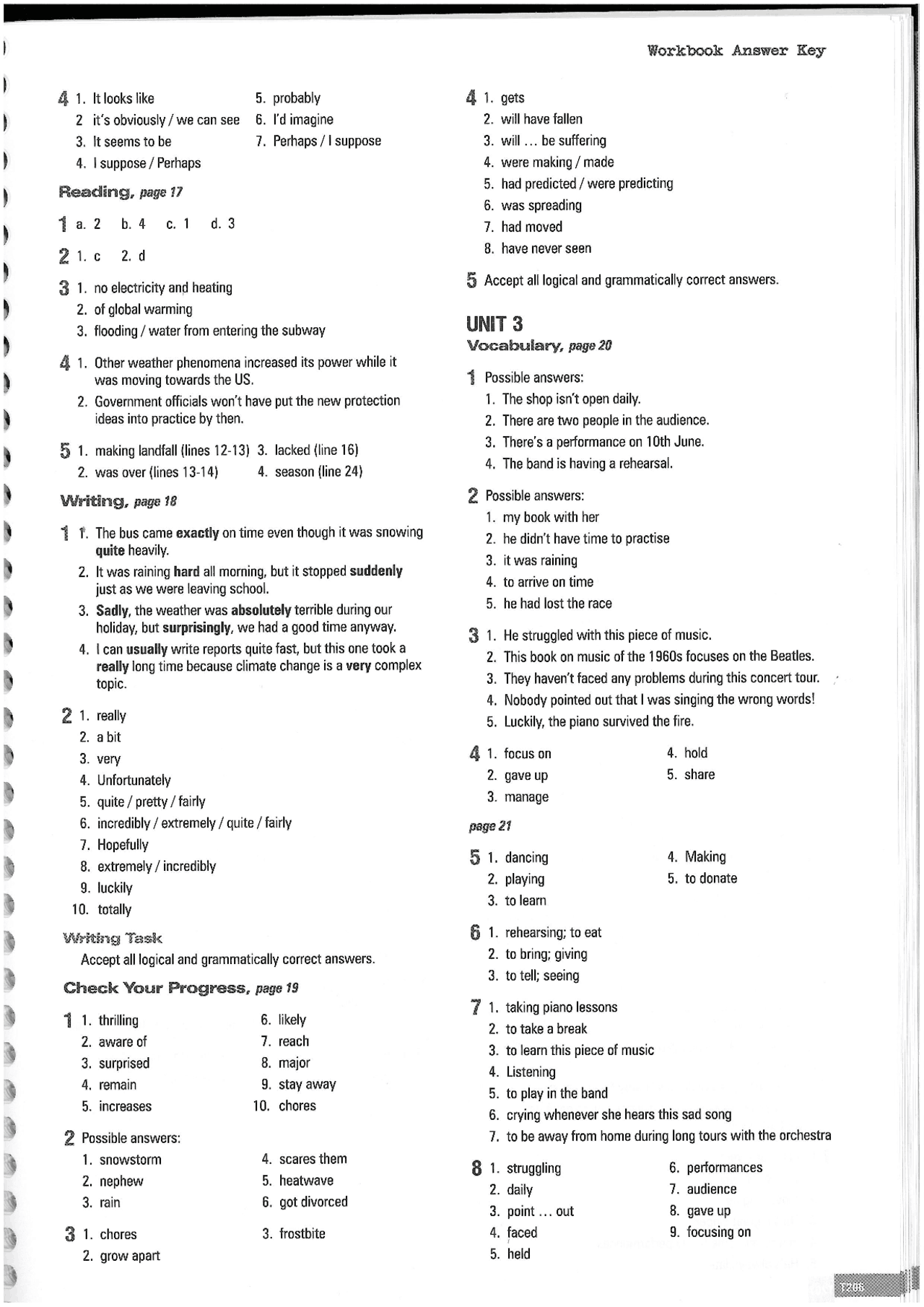 Respuestas Del Workbook Del Tema 5 7 De 1 Bach Docsity