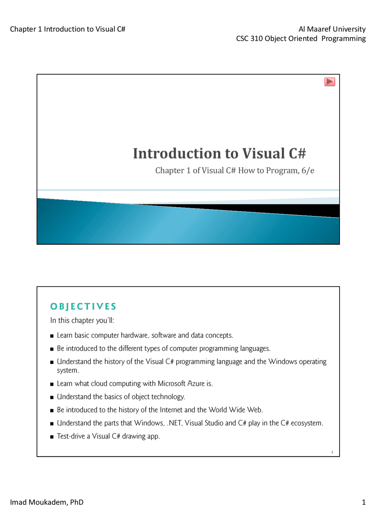 C-sharp programming language introduction to c-sharp language - Docsity