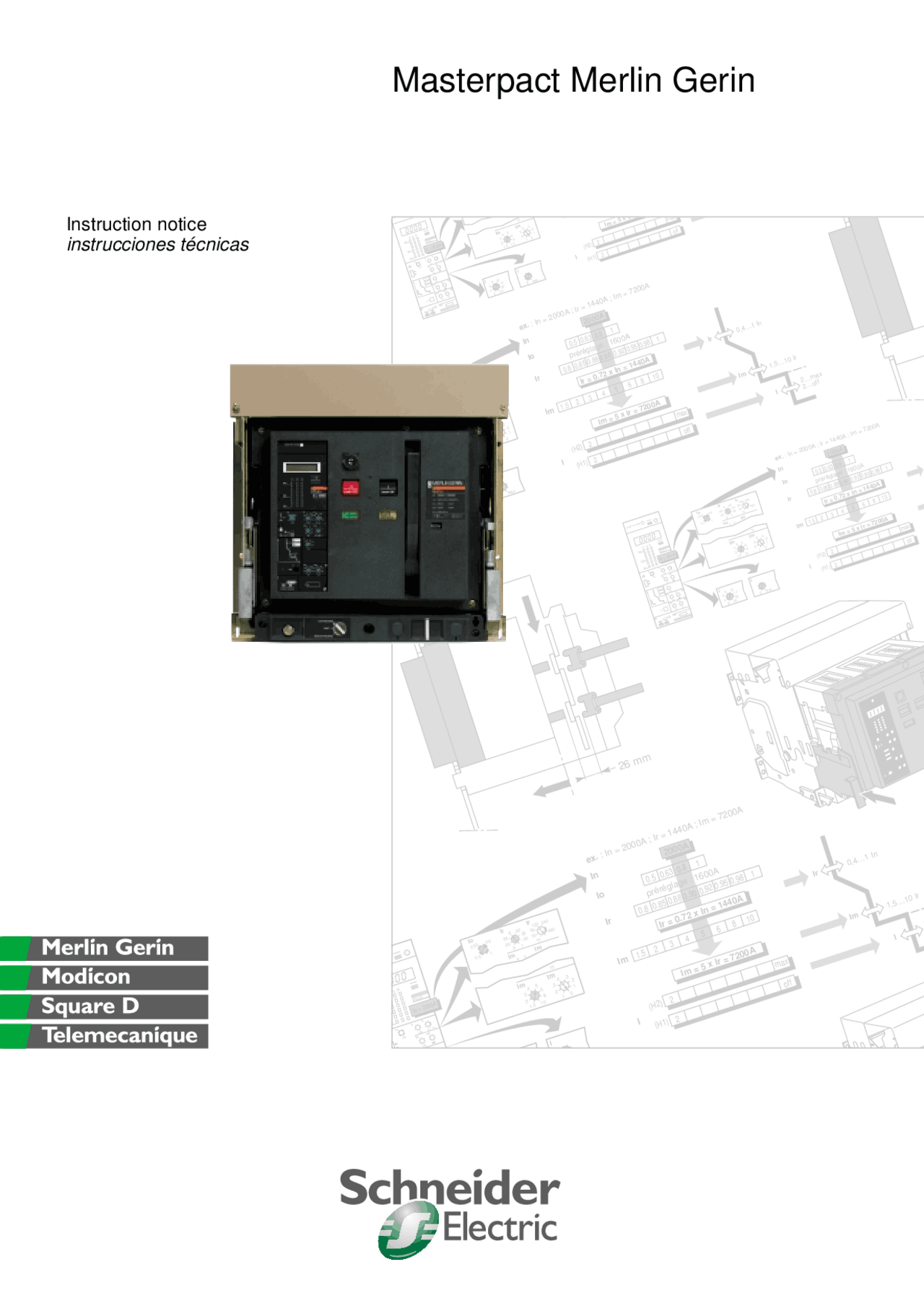 Masterpact Exploded View Guia Completo do Usuário para Disjuntores Schneider Masterpact M - Docsity