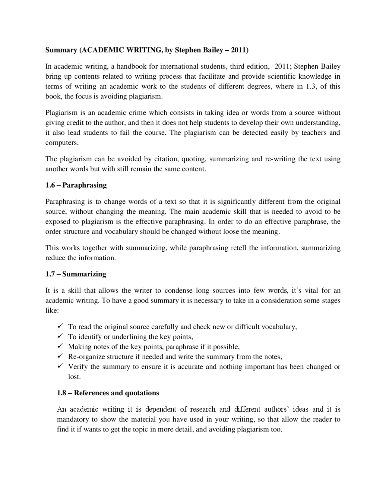 Tcc Academic Writing Docsity