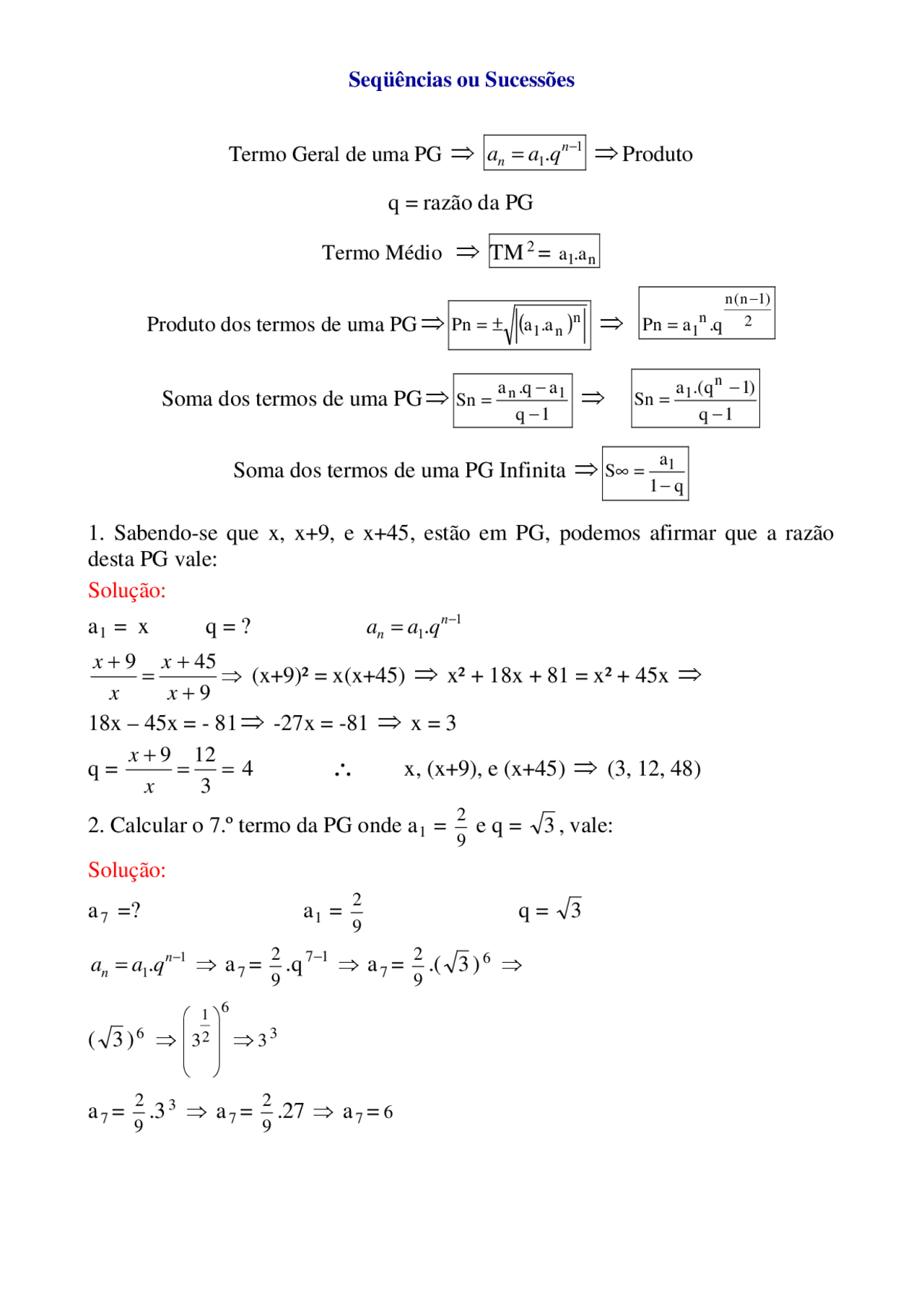 Exercicios De P.g Resolvidos - FDPLEARN