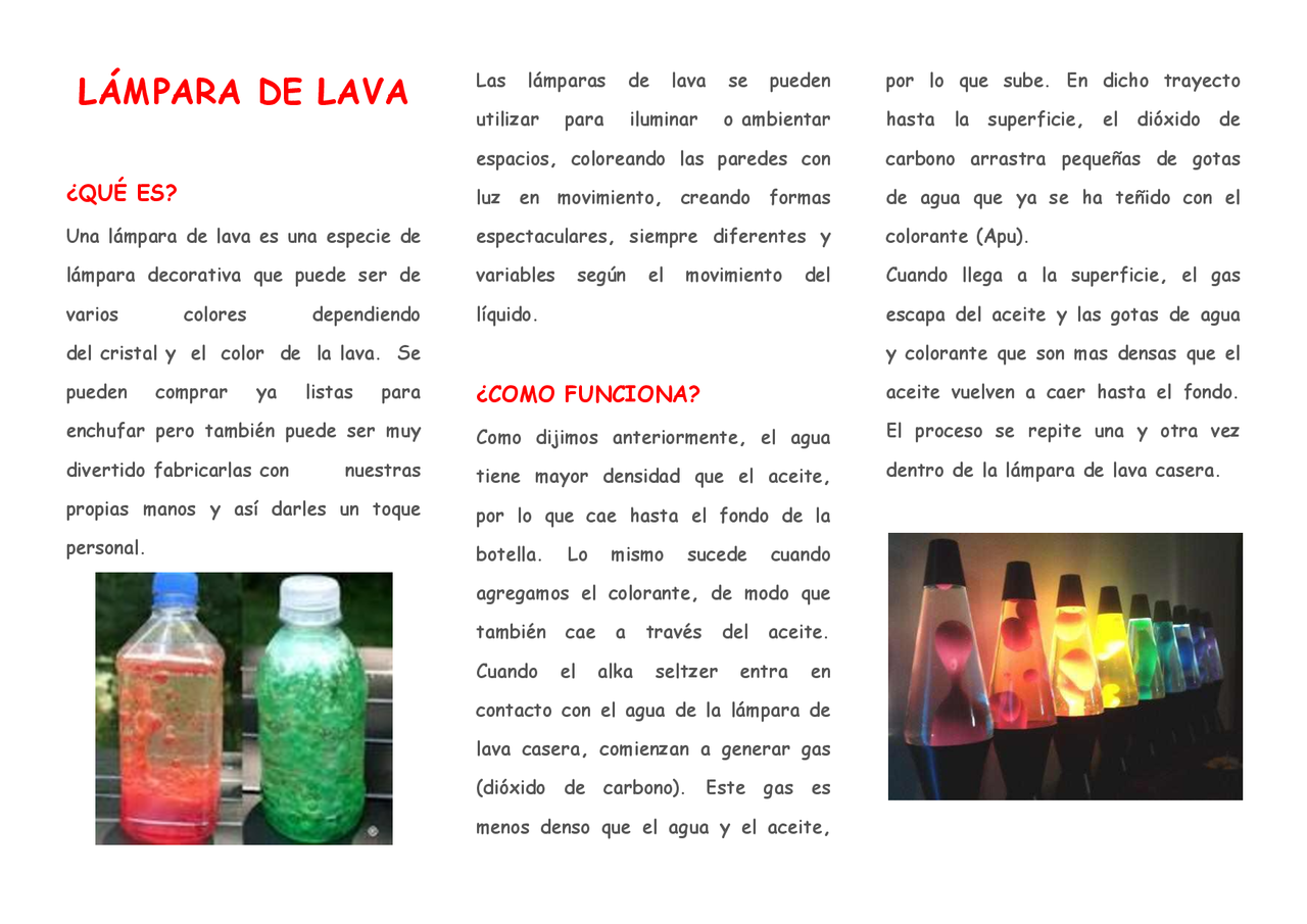 Conclusion De La Lampara De Lava