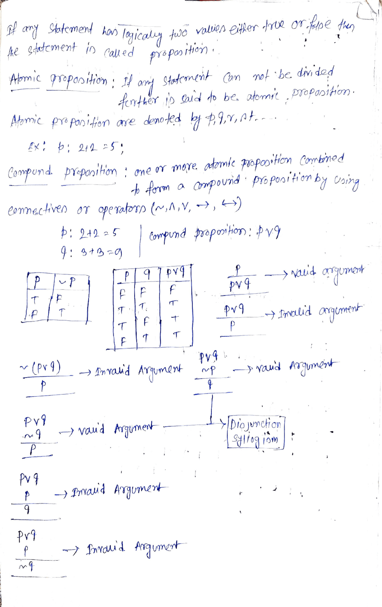 Logic Notee Mathematical Logic Notes - Docsity