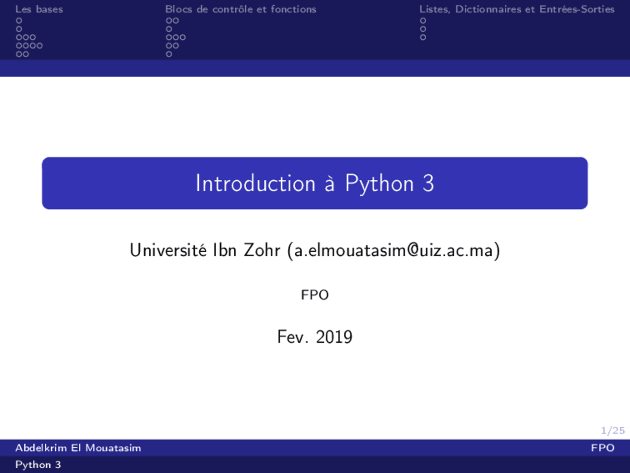 Python programing Language Tutorial - Docsity