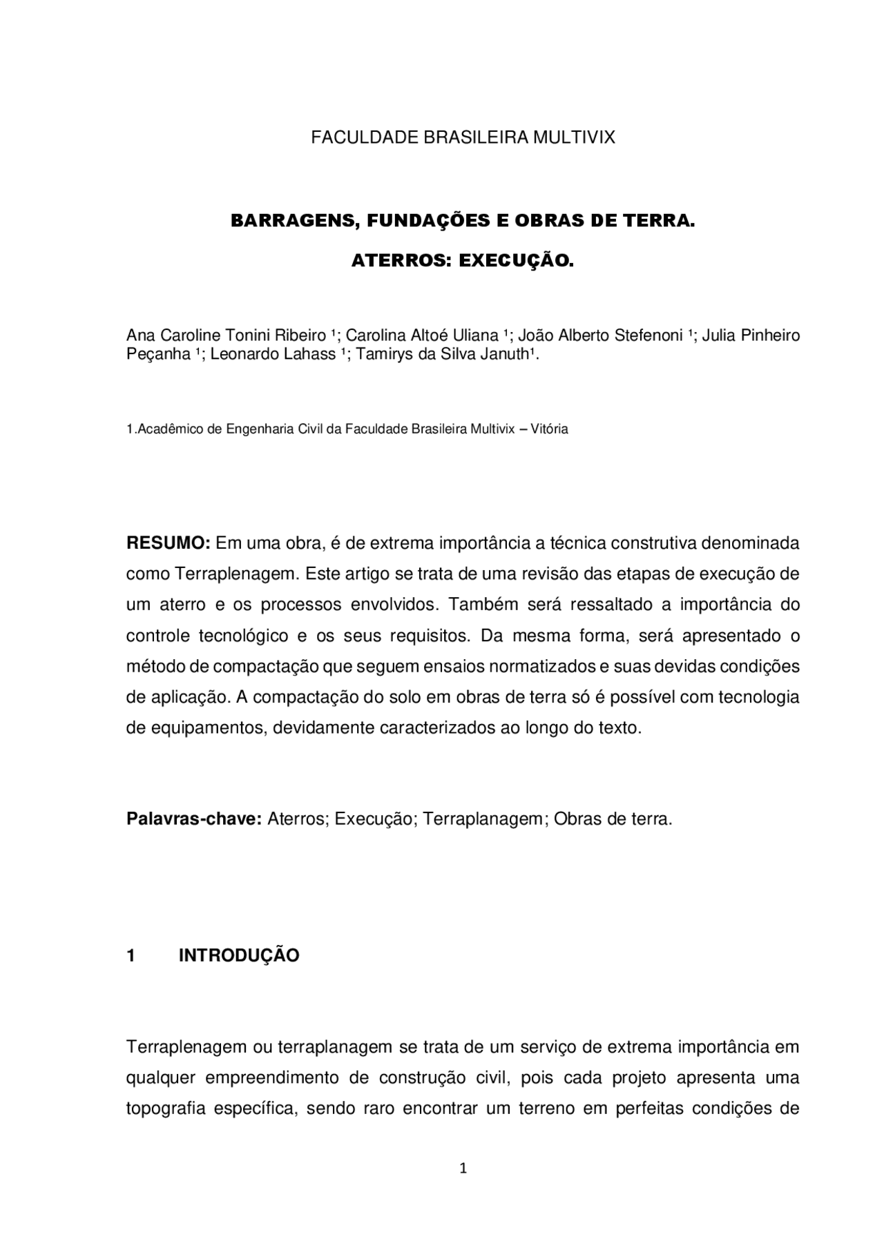 Artigo de revisão de literatura - Docsity