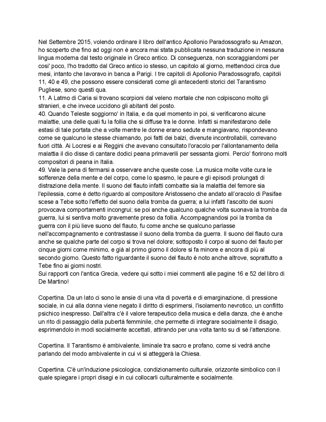 La terra del rimorso - Docsity