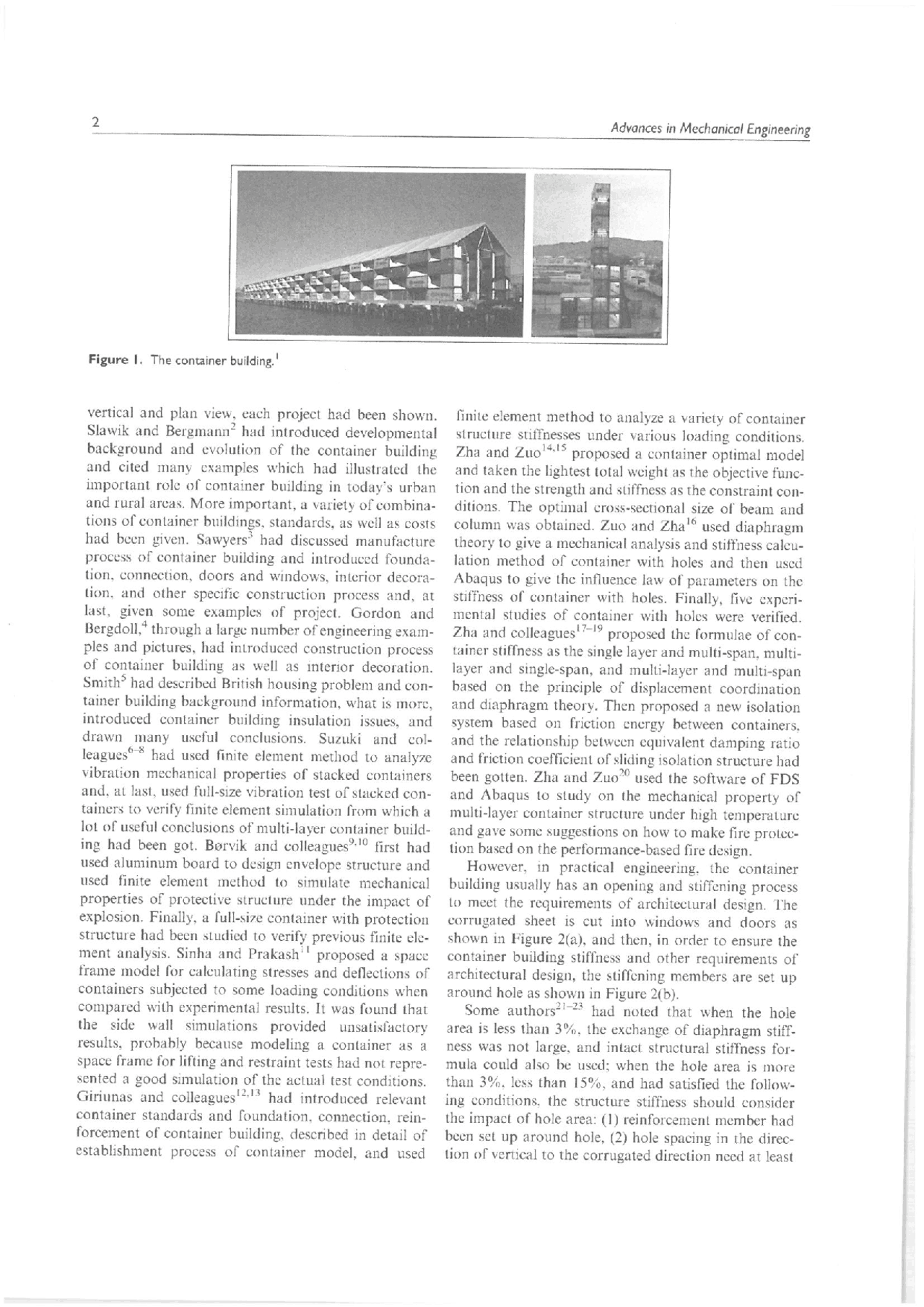 Advances in Mechanical Engineering - Docsity