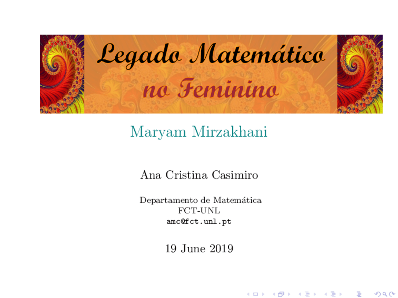 Maryam, a grande matemática - Docsity