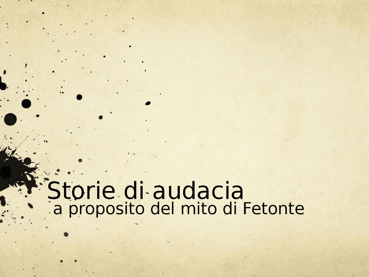 Leggere il mito di Fetonte - Docsity
