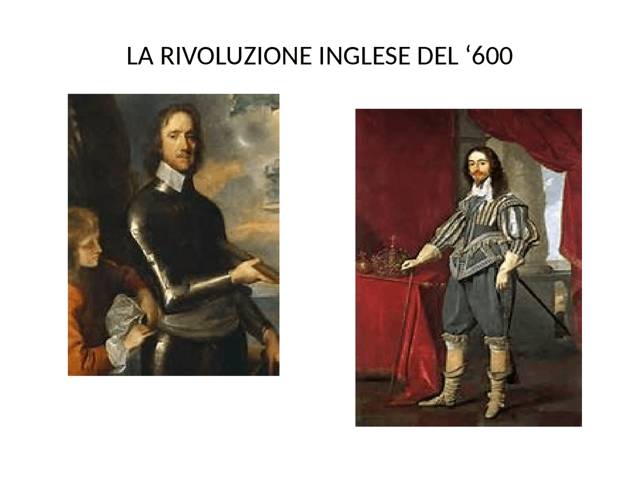 Rivoluzione inglese del 600 Docsity