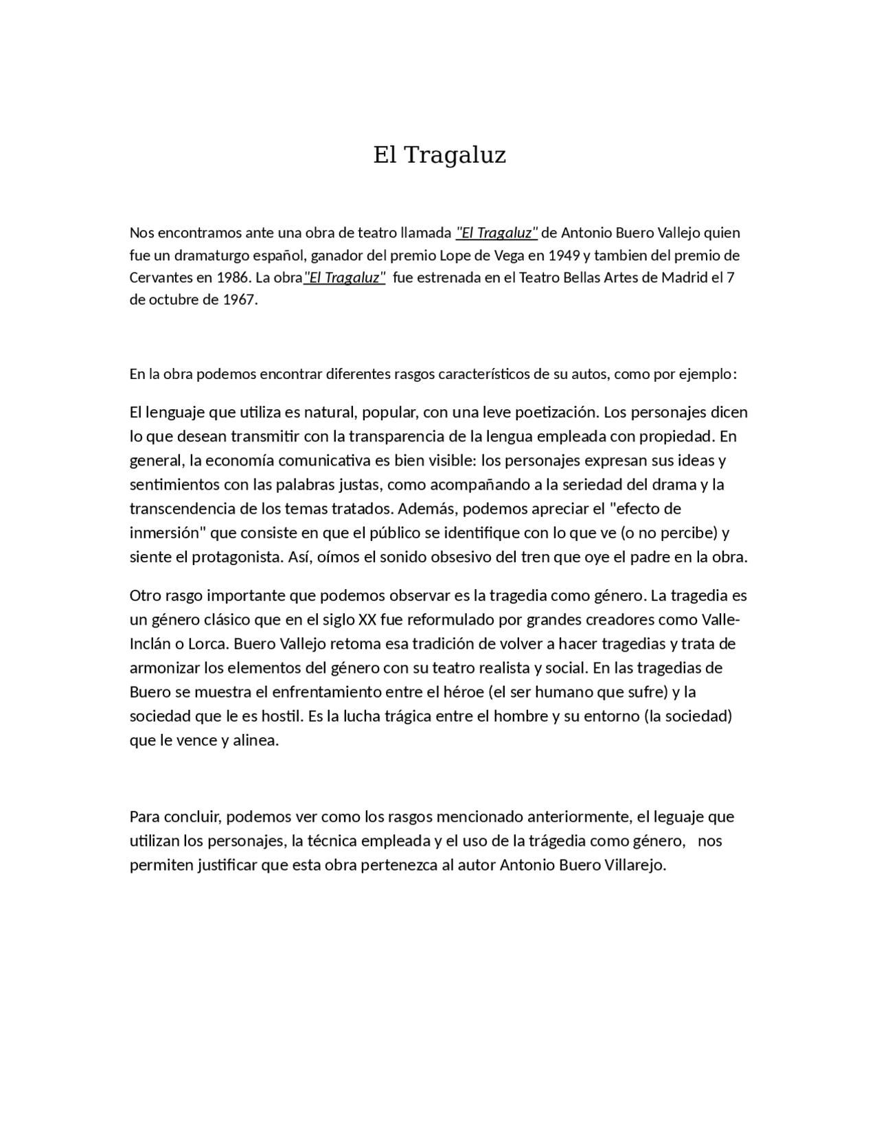 COMENTARIO DE TEXTO EL TRAGALUZ Exámenes de Lengua y Literatura Docsity COMENTARIO DE TEXTO EL TRAGALUZ Exámenes de Lengua y Literatura Docsity