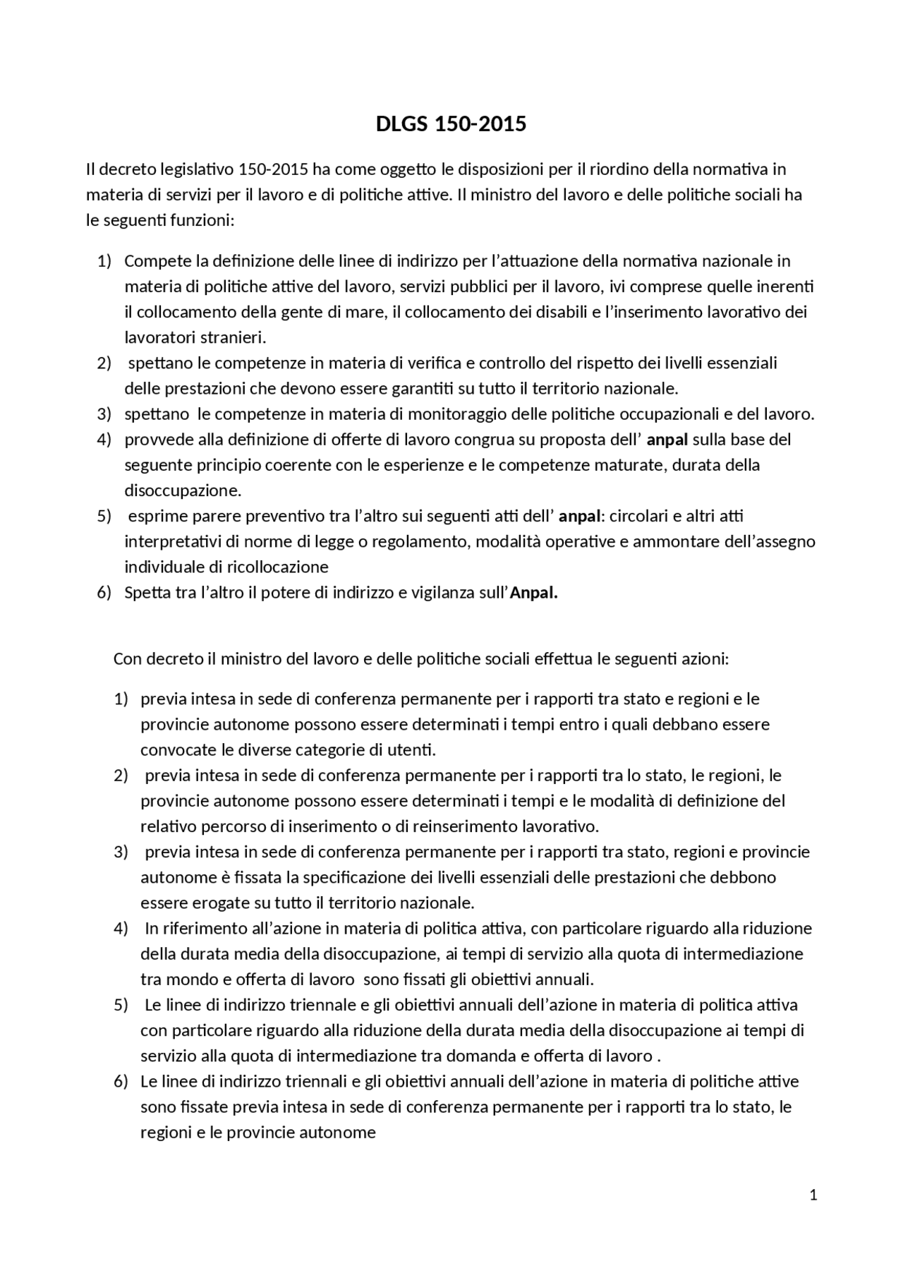 Decreto legislativo n 150 del 2015 Sintesi del corso di Diritto Docsity Decreto legislativo n 150 del 2015 Sintesi del corso di Diritto Docsity