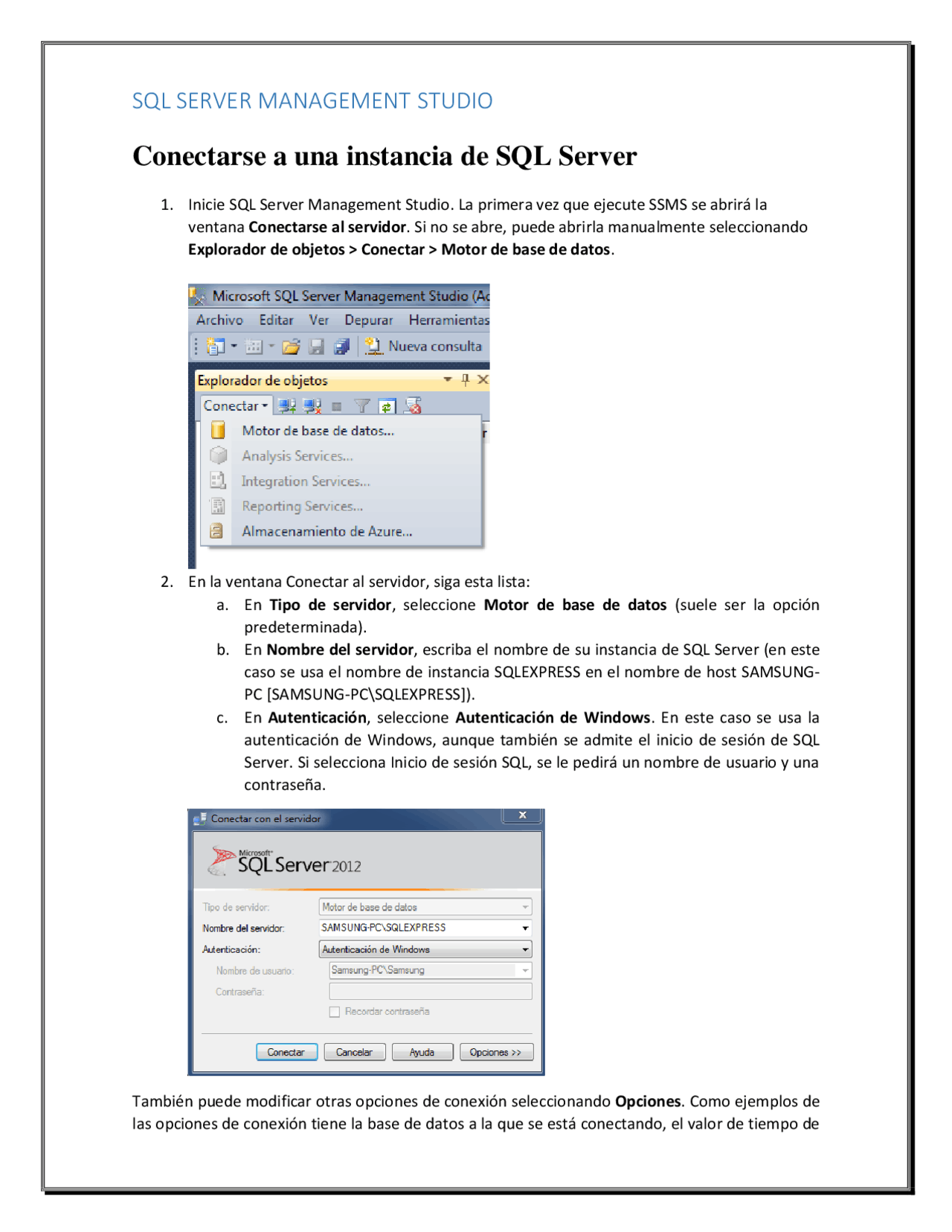 Manual De SQL Server MM Docsity Manual de sql server mm docsity
