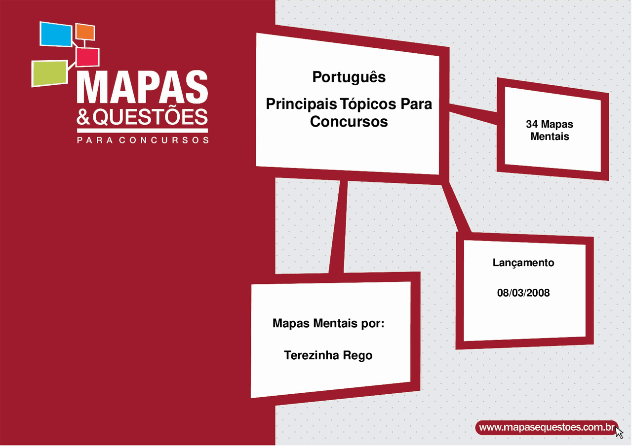 Mapa mental de portugues - Docsity
