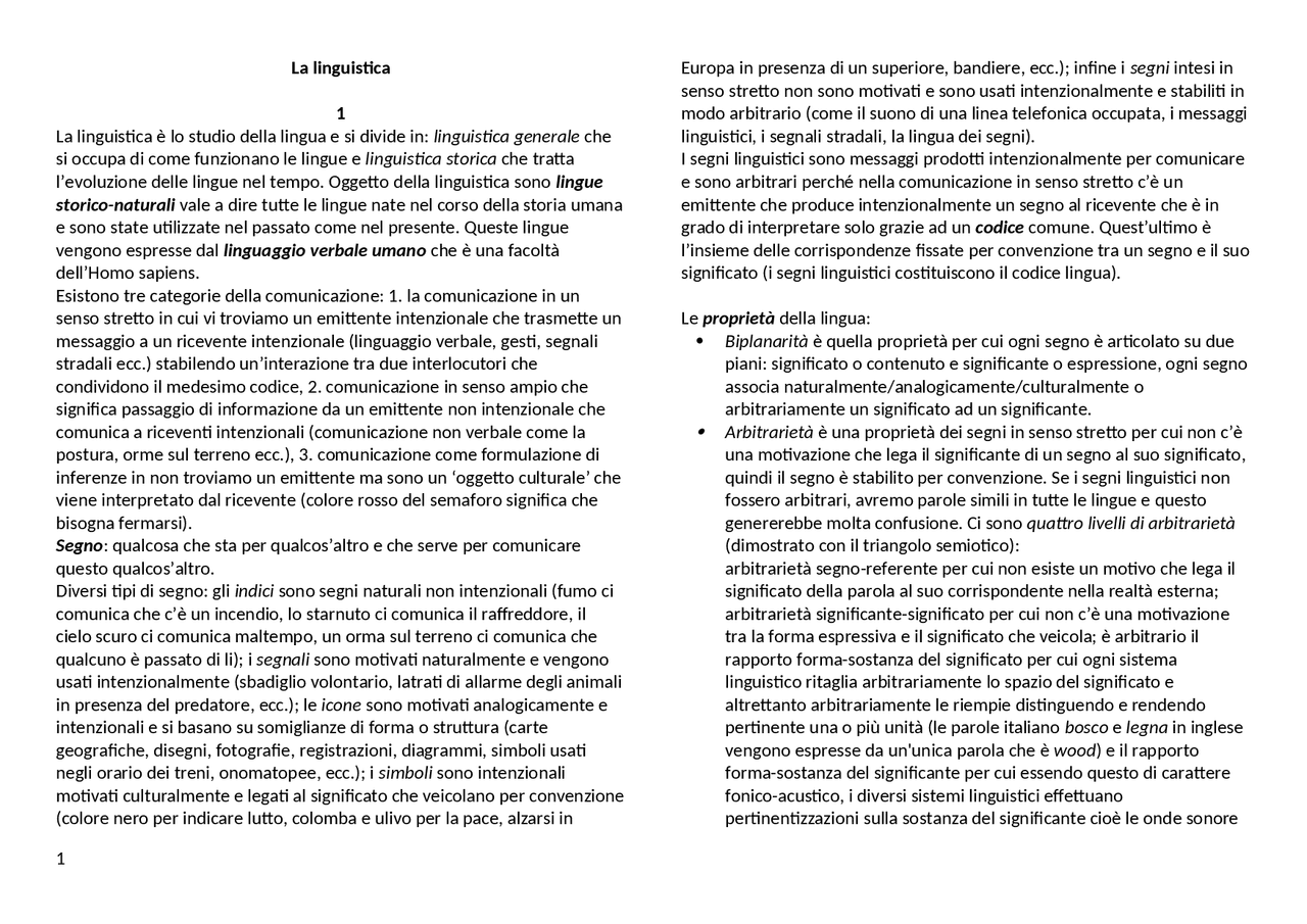 La Linguistica Un Corso Introduttivo Pdf