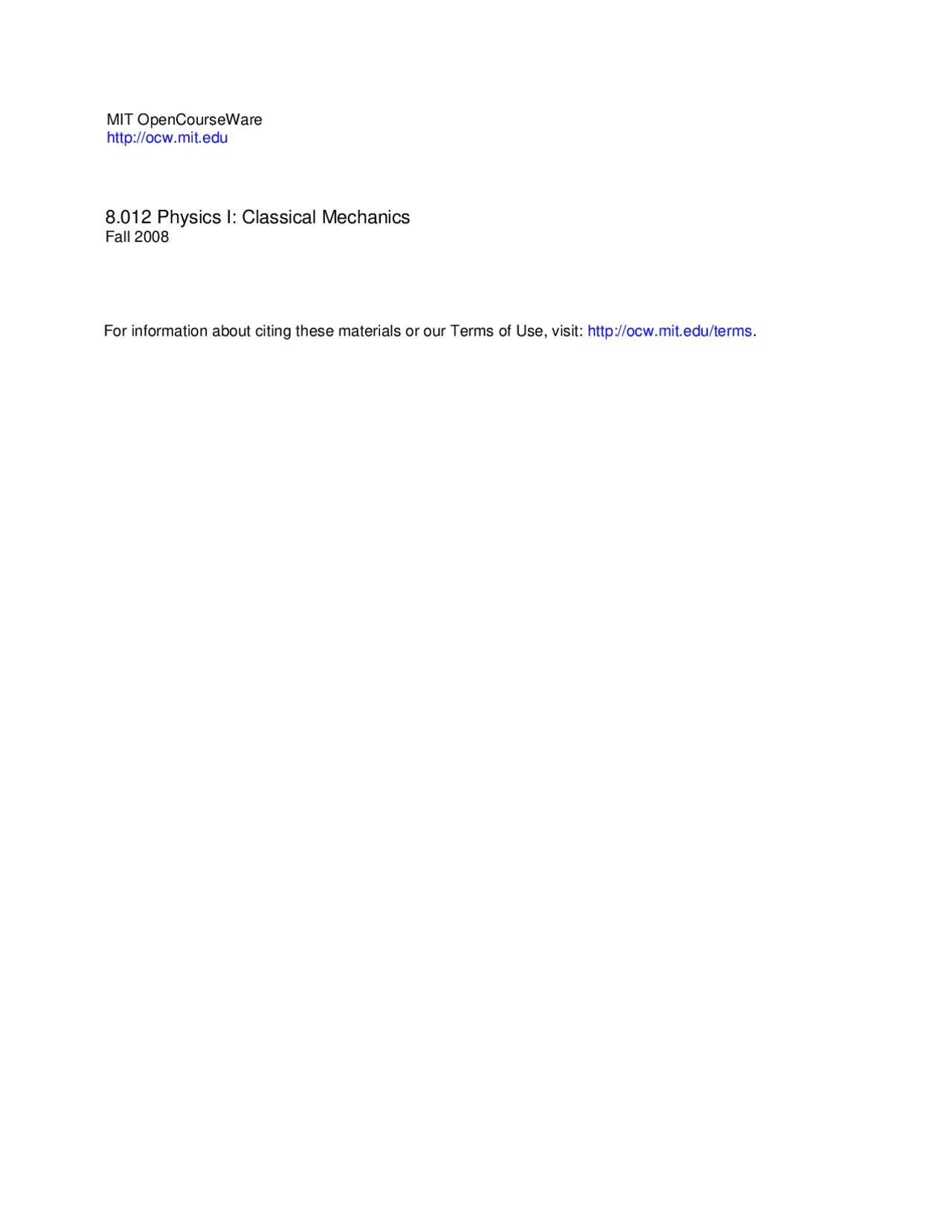 Physics I: Classical Mechanics Exam 1 Solutions | Exams Classical ...
