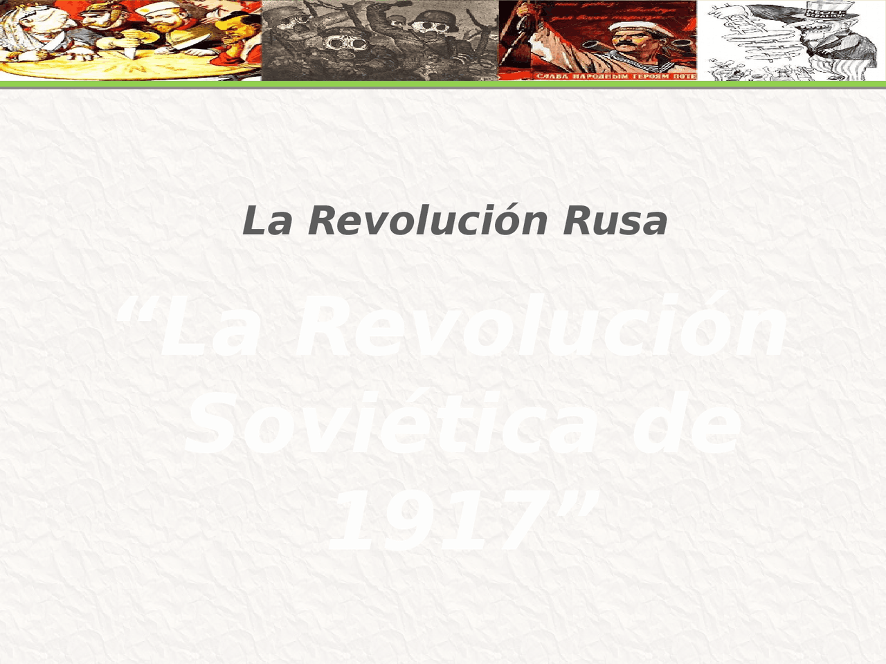 Revolucion Rusa 1917 Docsity