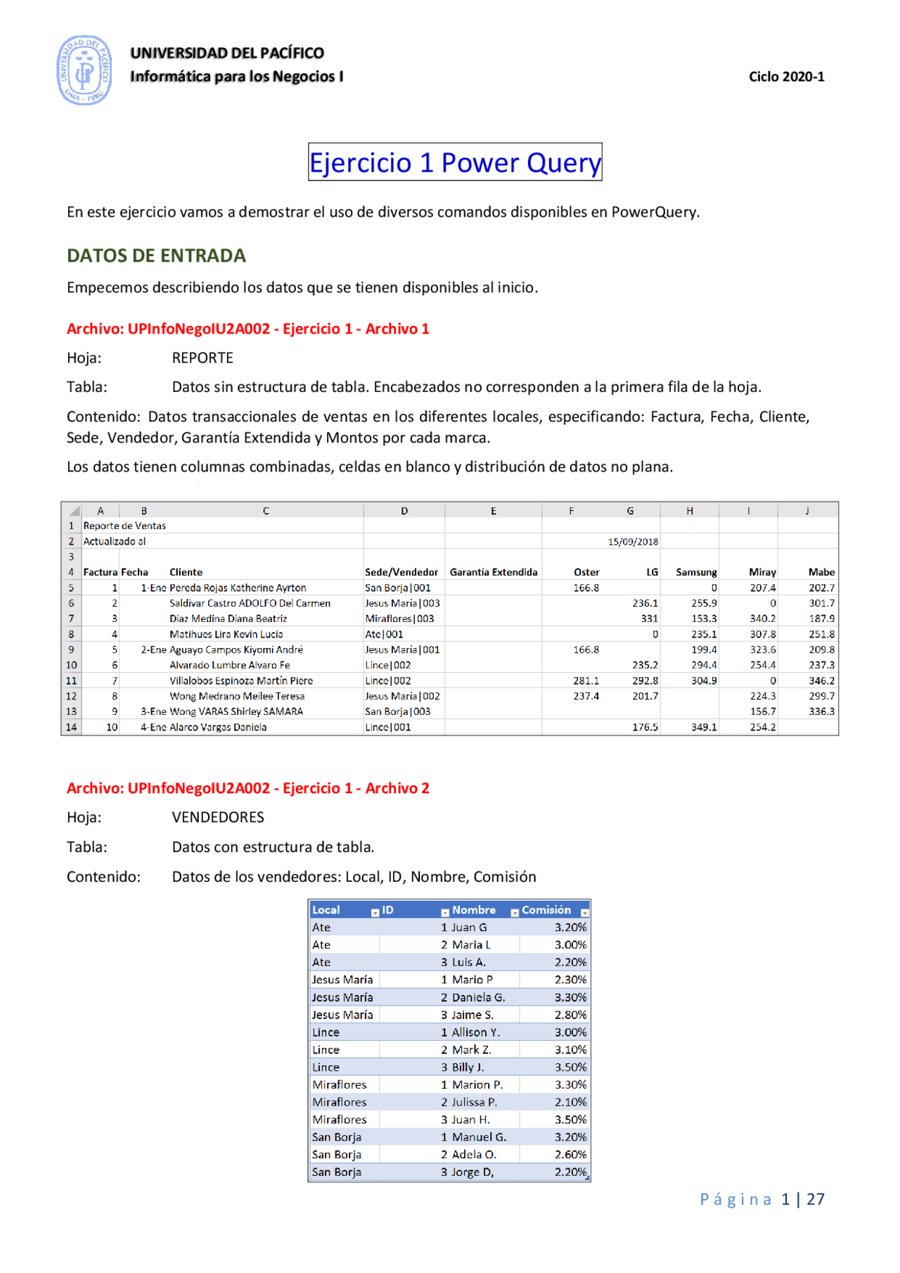 Power Query Tutorial Paso a paso - Docsity