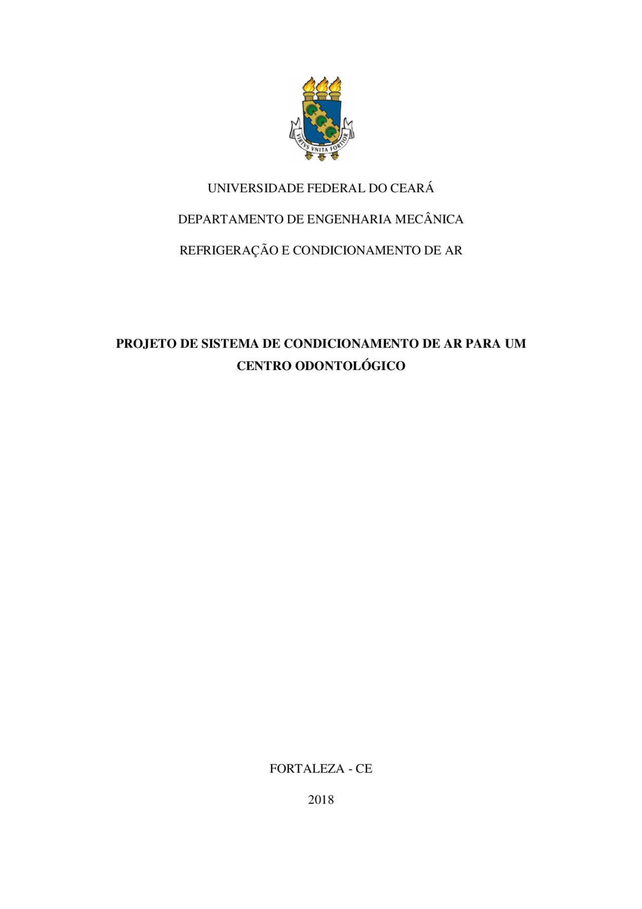 Projeto de Climatização de Ambiente - Docsity