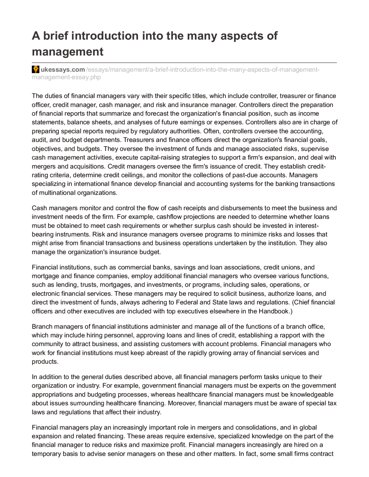 Introduction Aspects A_brief_introduction_into_the_many_aspects_of_management.pdf - Docsity
