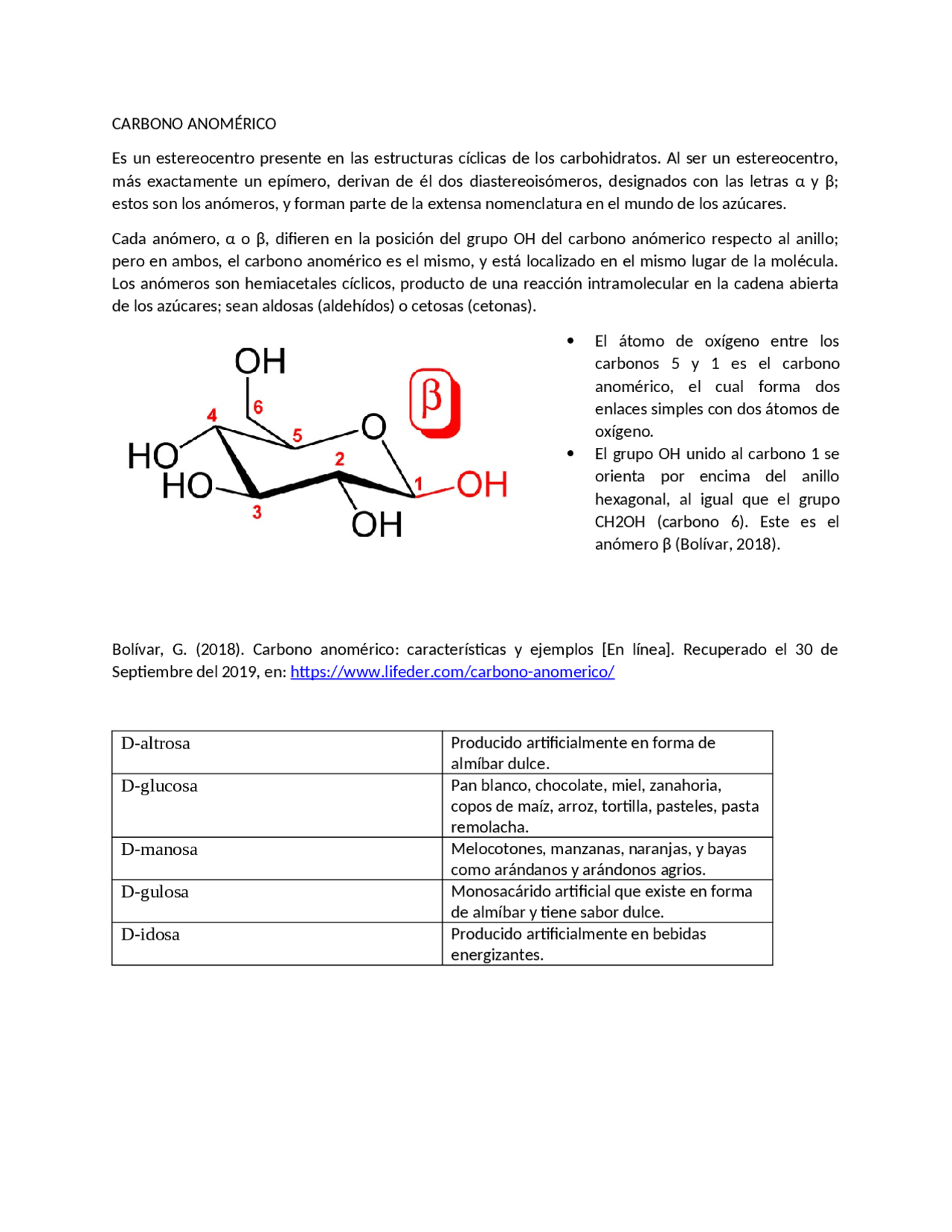 Carbono Anomerico S mero De Un Monosac rido Docsity carbono-anomerico-s-mero-de-un-monosac-rido-docsity
