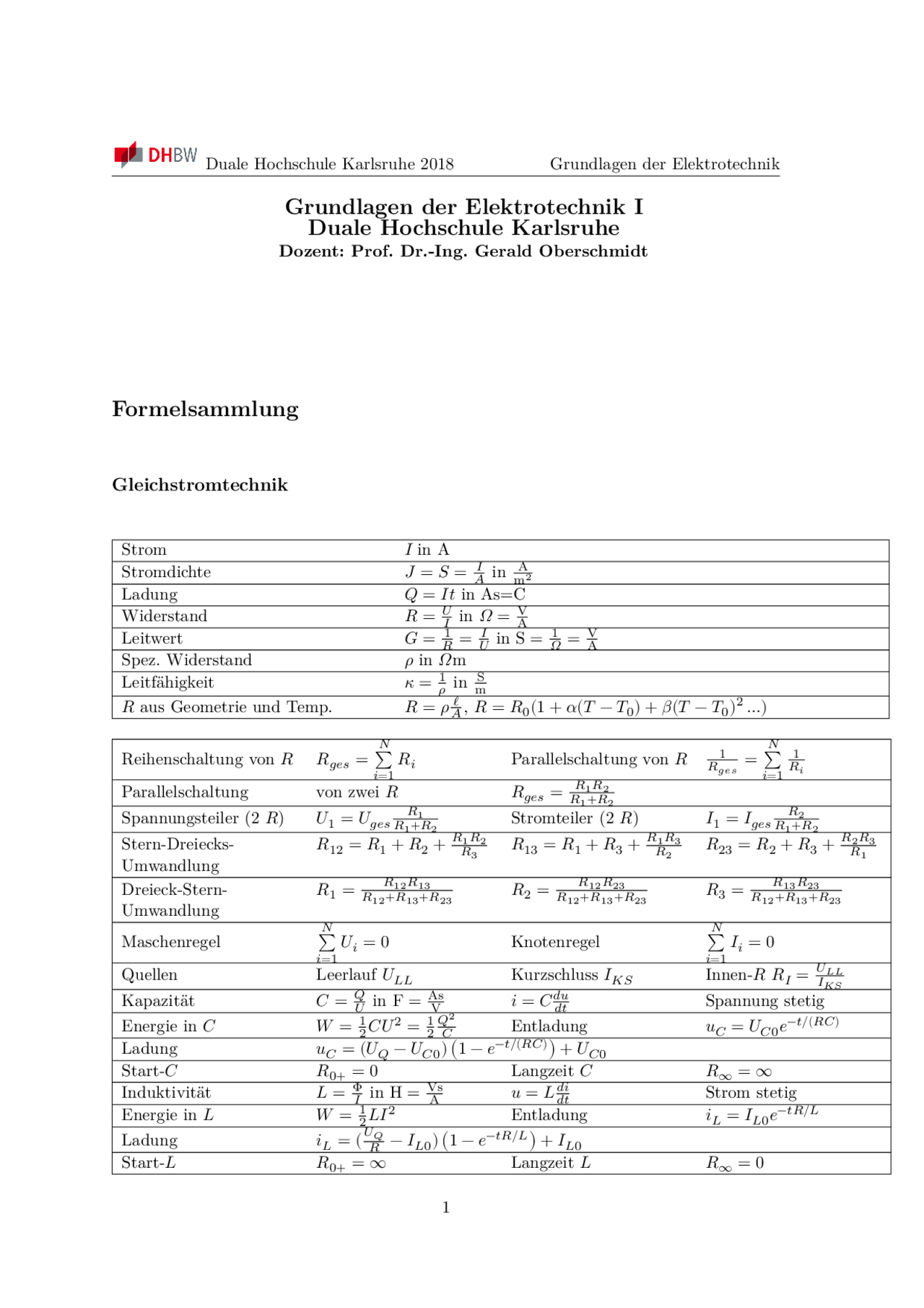Formeln Elektrotechnik Plus + Formelsammlung Elektrotechnik Formelsammlung Grundlagen Der